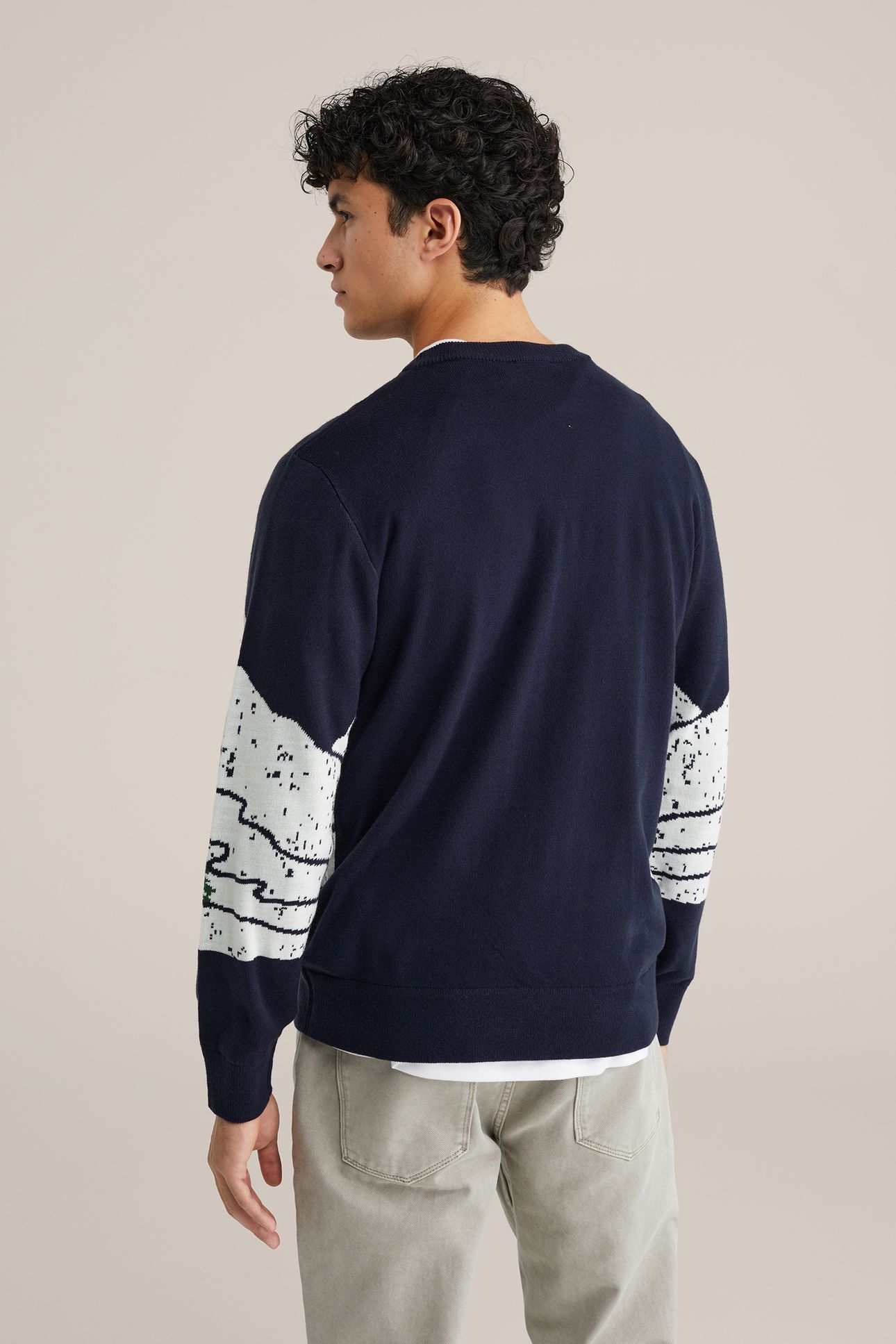HALFWAY ZIPPER NAVY BLUE 3