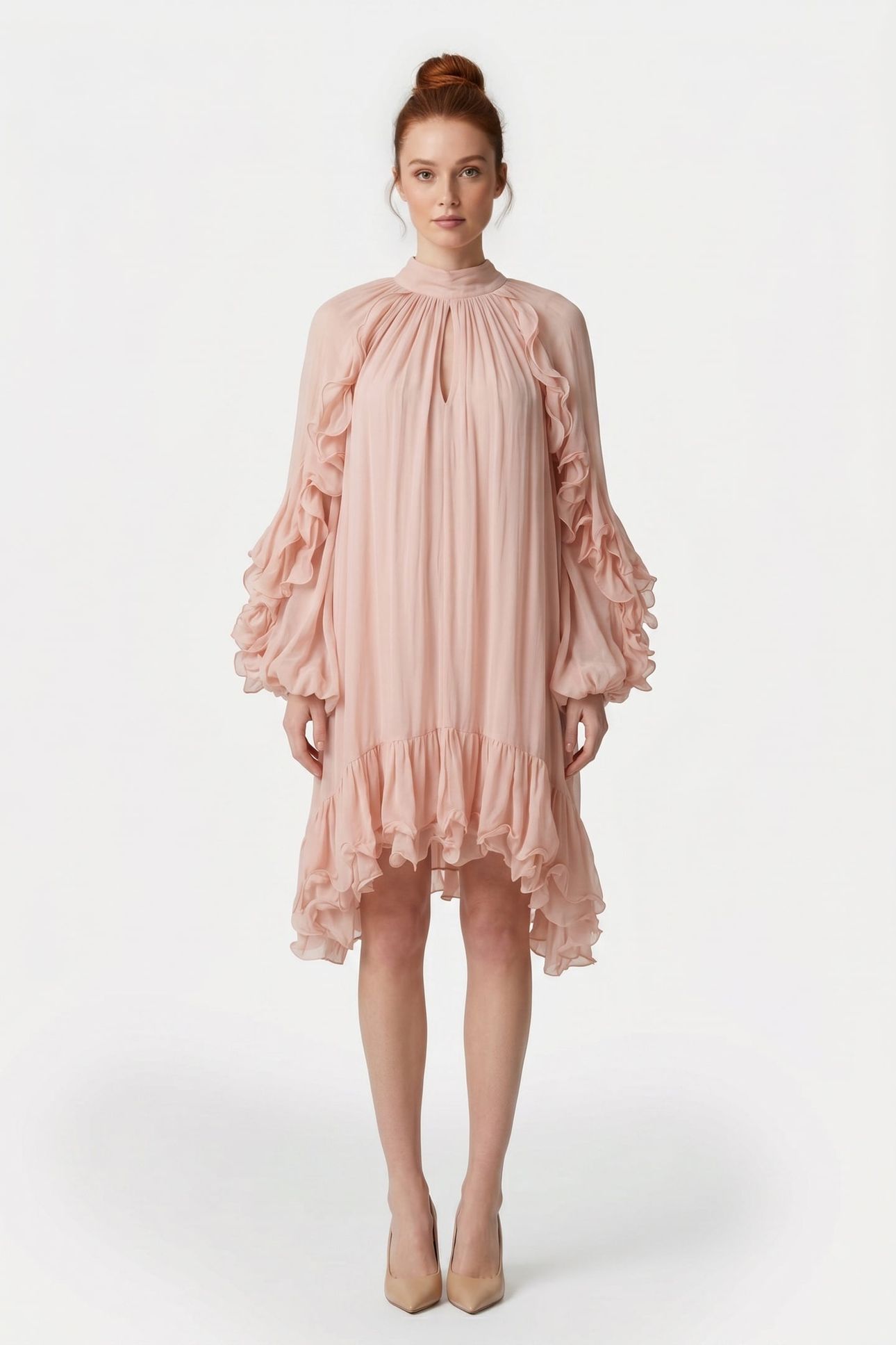 NICOLA DRESS ORANGE 1