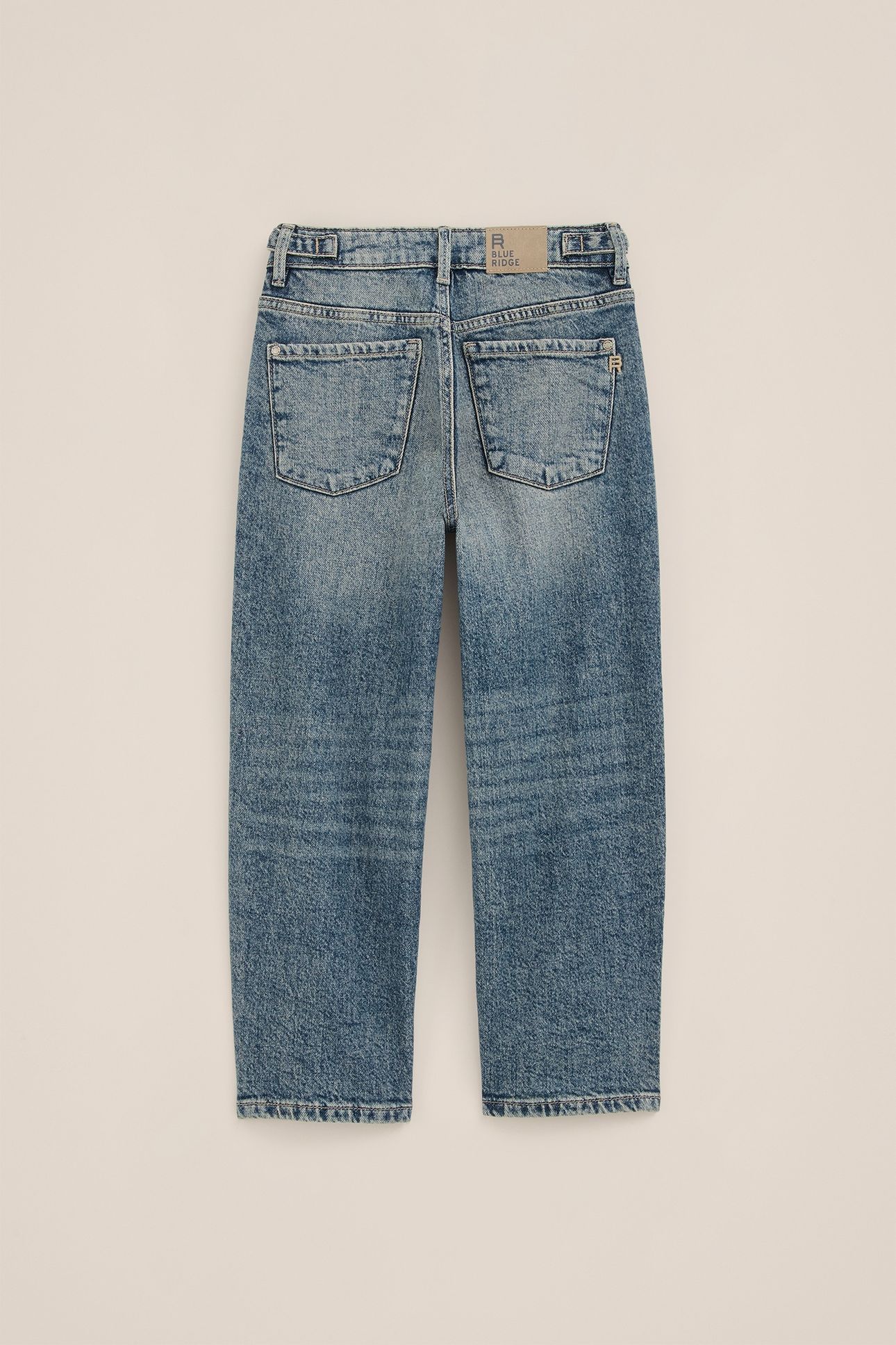5-POCKET MID WAIST DARK BLUE 4