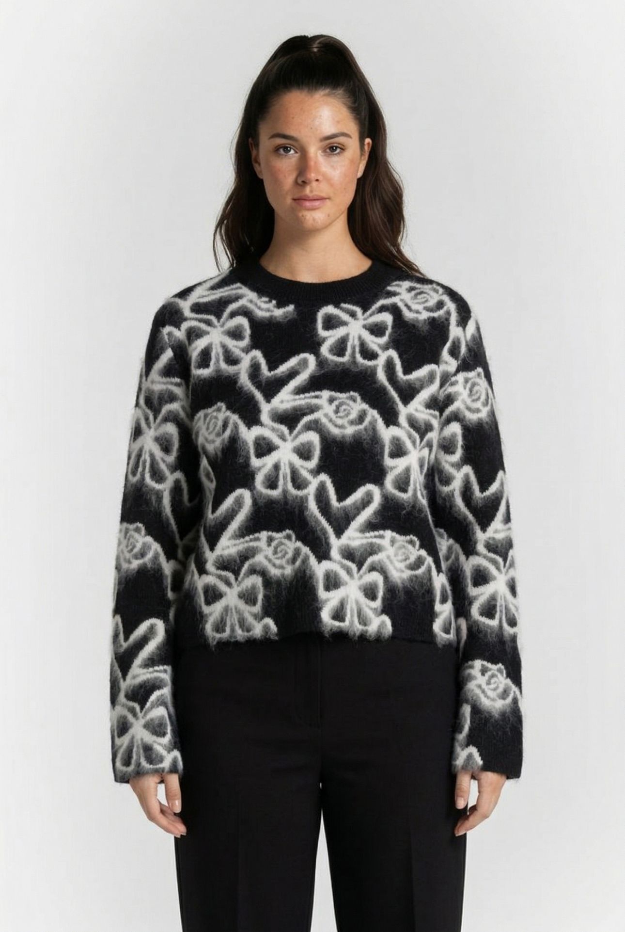 CARLINA SWEATER BLACK 1