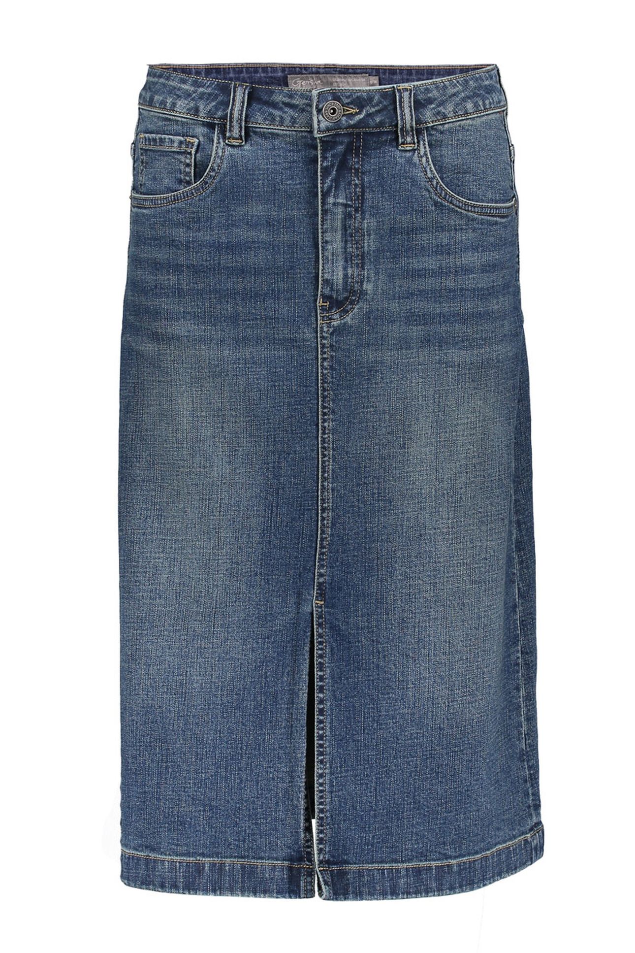 JEANS SKIRT BLUE DENIM TINTED 1