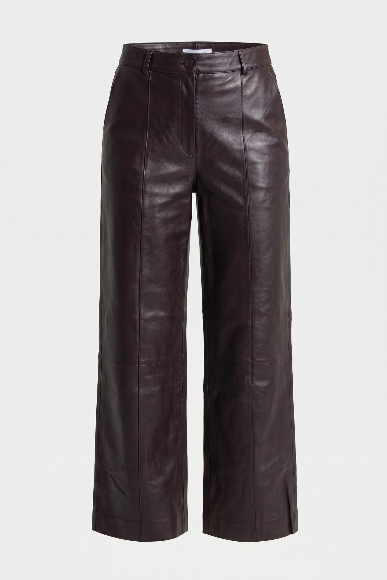 COOPER LEATHER TROUSERS PURPLE 4