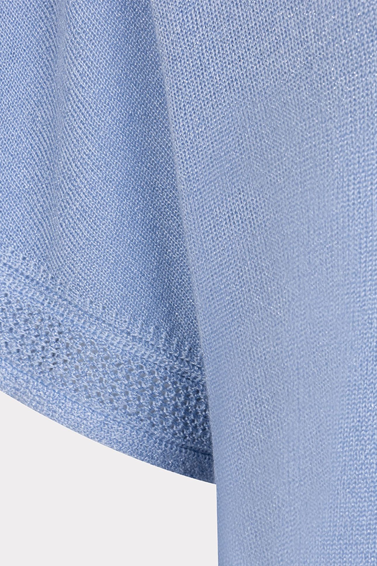 SWEATER BATWING POINTELLE LUREX SKY BLUE 6
