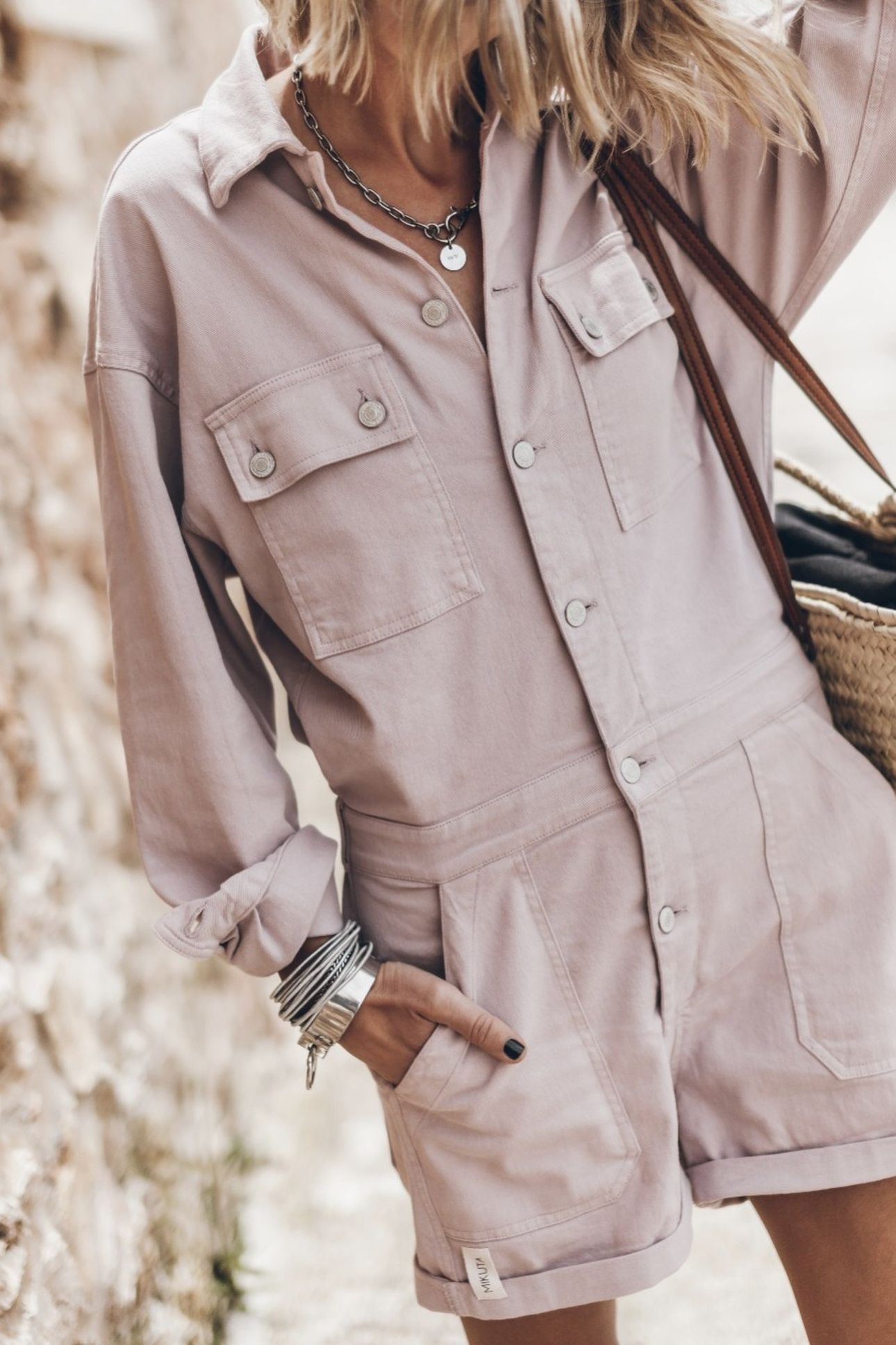 THE PINK SHORT JUMPSUIT PINK 2