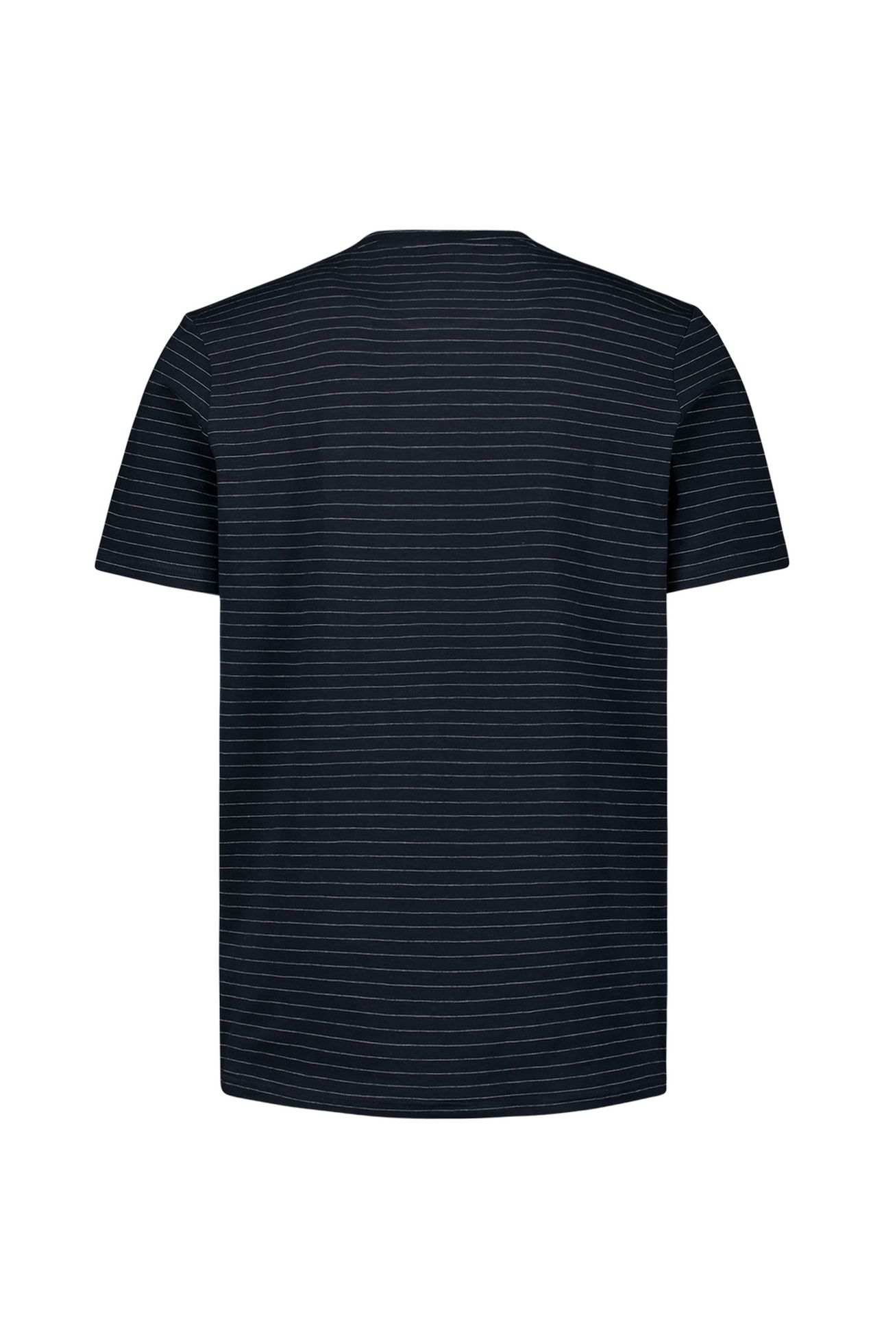 T-SHIRT CREWNECK SMALL PIN STRIPE DEEP BLUE 6