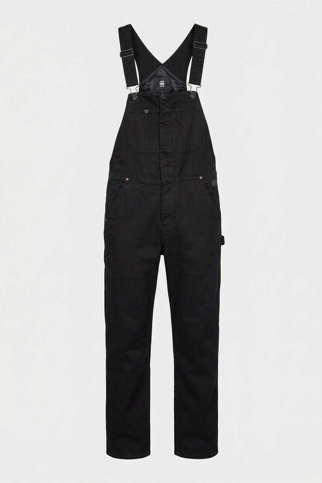 SLIM DUNGAREE SLESS DK BLACK 5