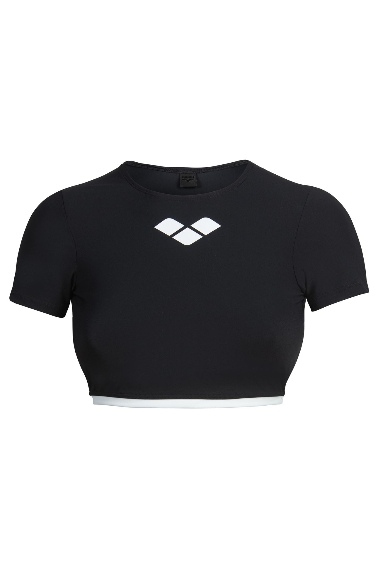 WO CONTRAST BEACH TOP BLACK-OFF WHITE 5