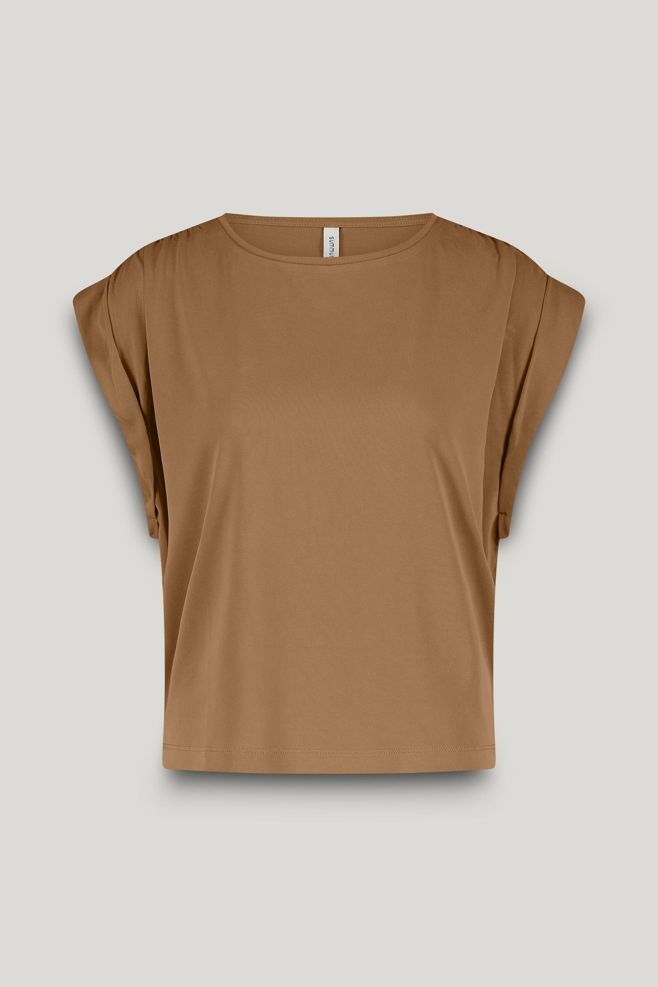 SLEEVELESS TOP WASHED MODAL PEANUT 4