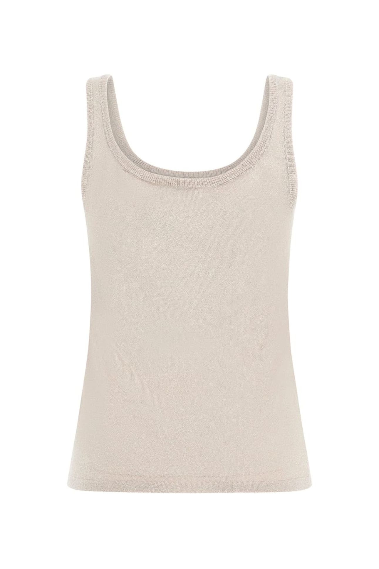 GUESS ECO NELLIE TANK TOP SWTR SILVER LUREX 8