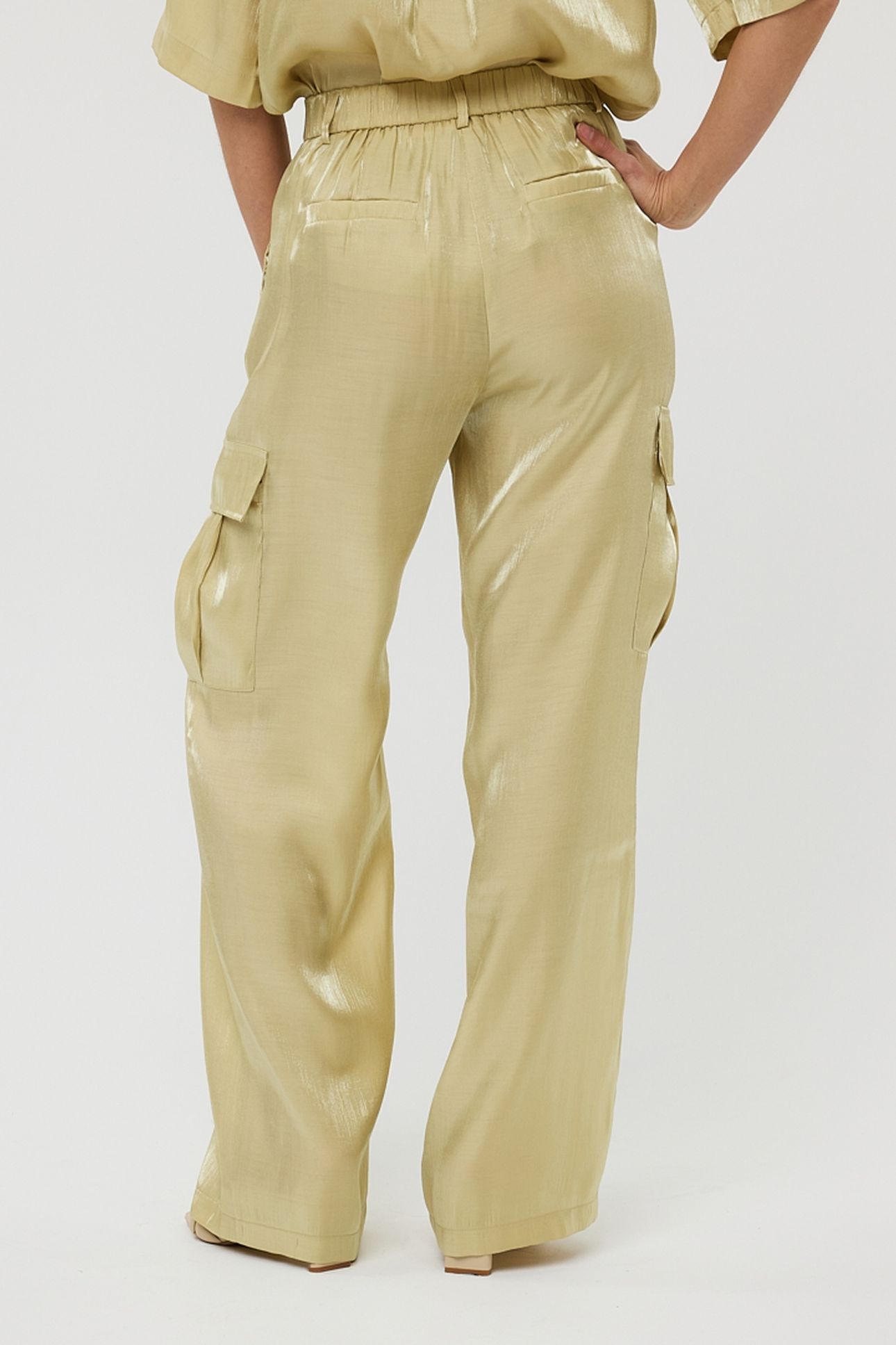 TROUSERS CARGO SILKY TOUCH LEMON PIE 3