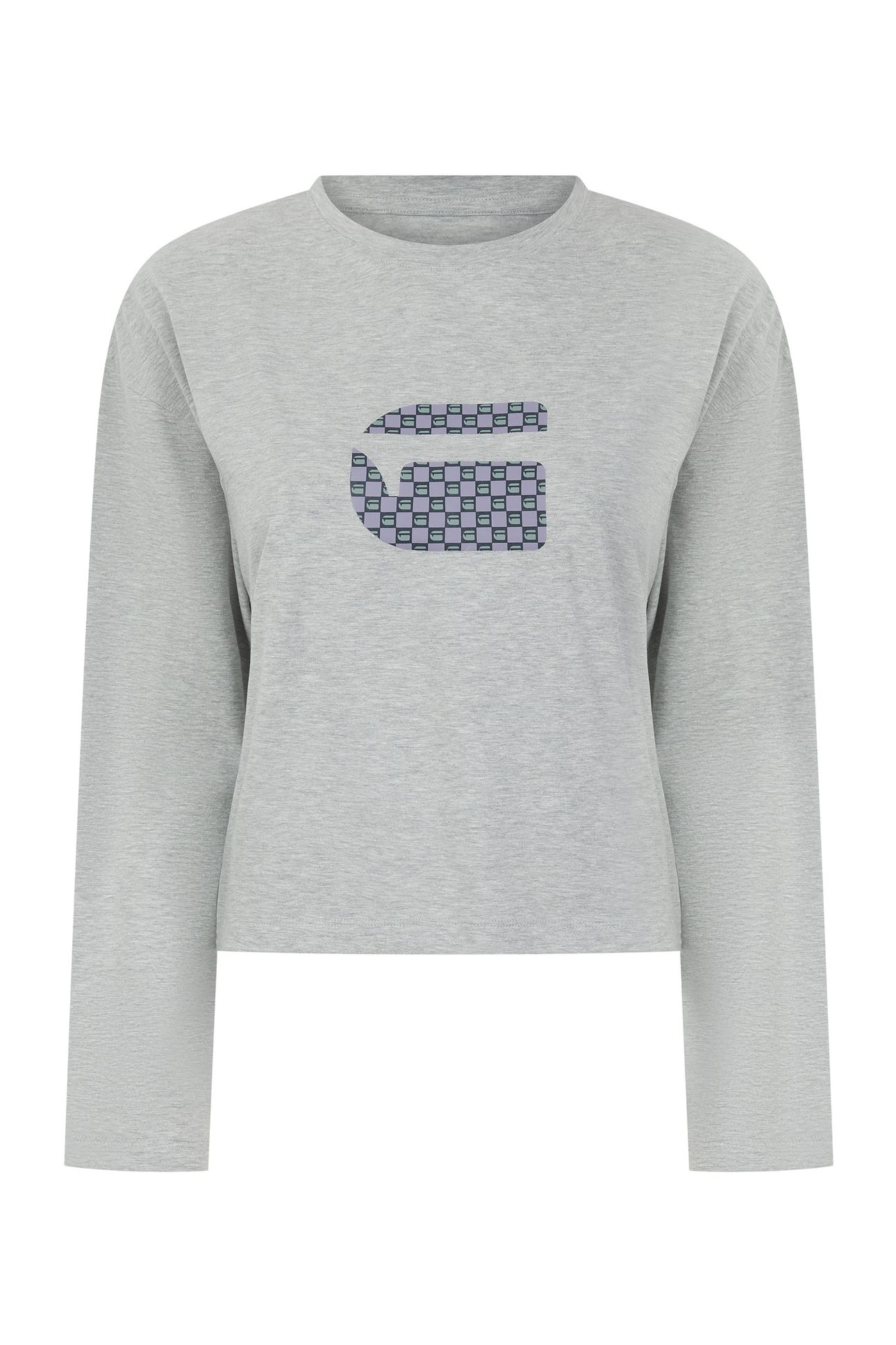 GAIA LOUNGEWEAR LIGHT GREY MARL/MULTI 2