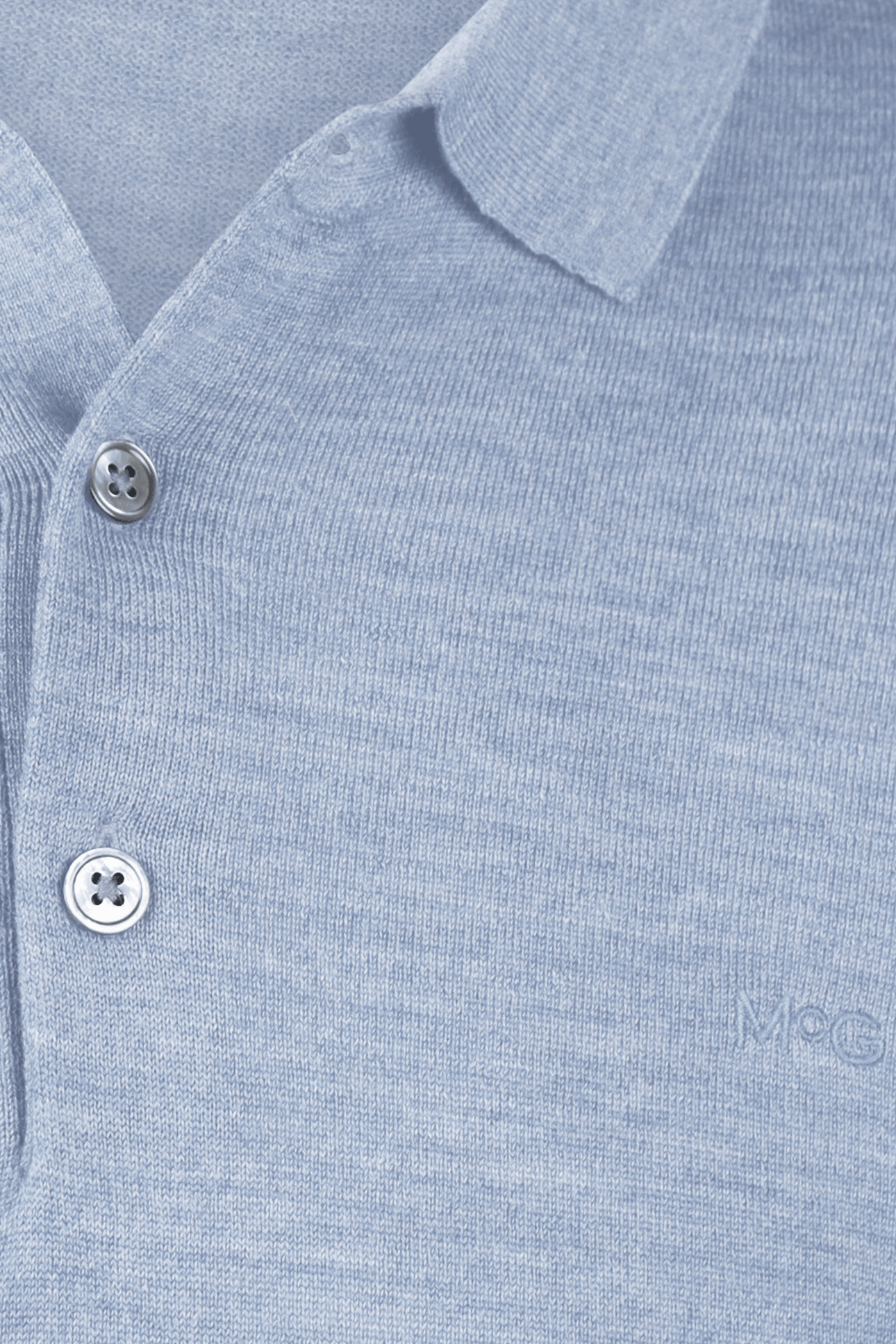 FINE MERINO POLO LIGHT BLUE 6