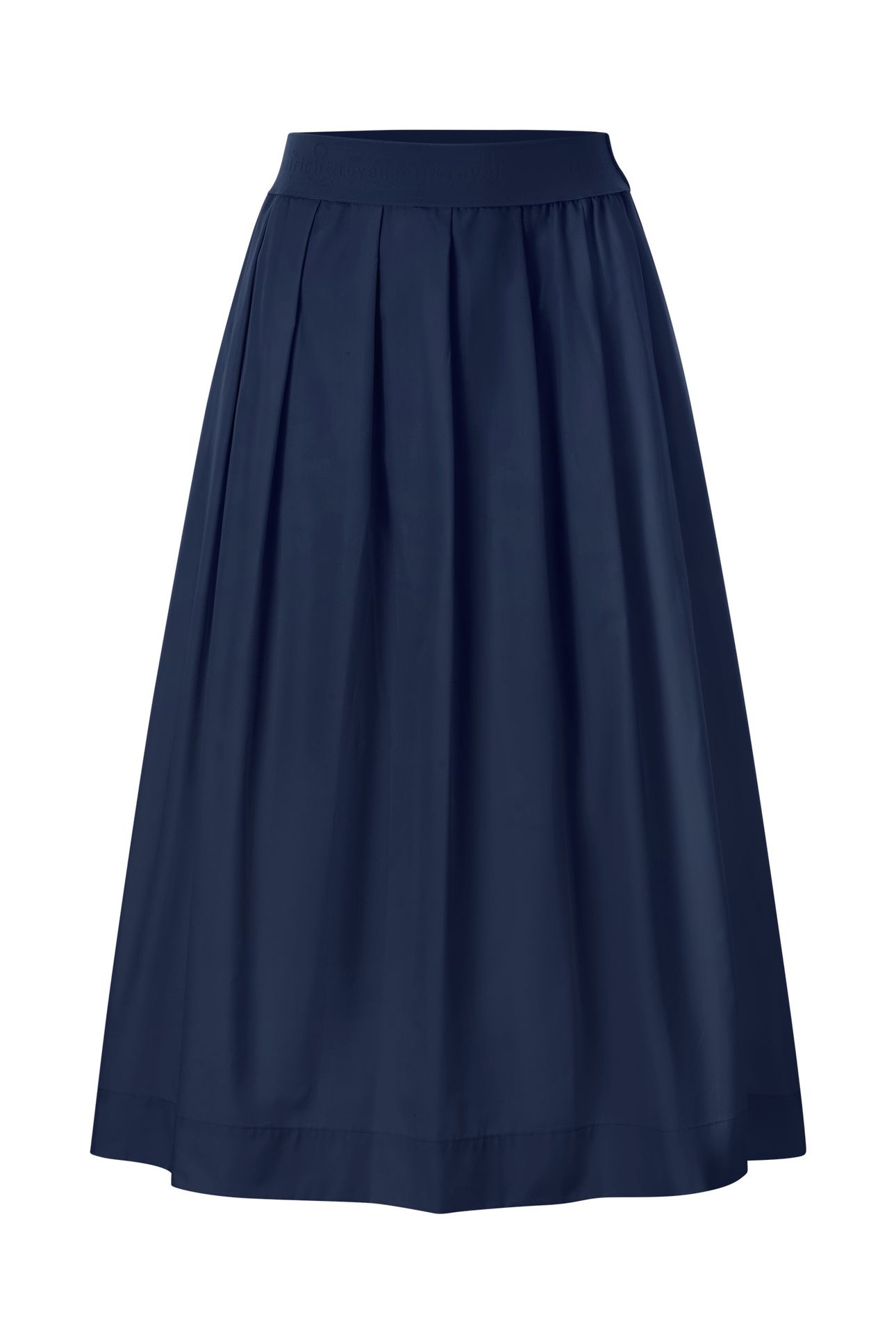 COTTON MIDI SKIRT ORGANIC MIDNIGHT BLUE 4