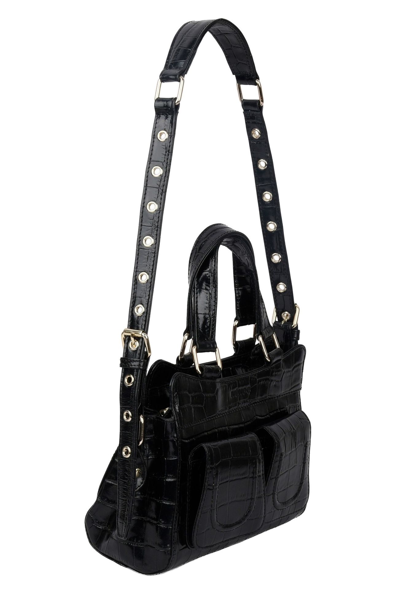 SMALL CHER TEXAS BLACK W. GOLD 3