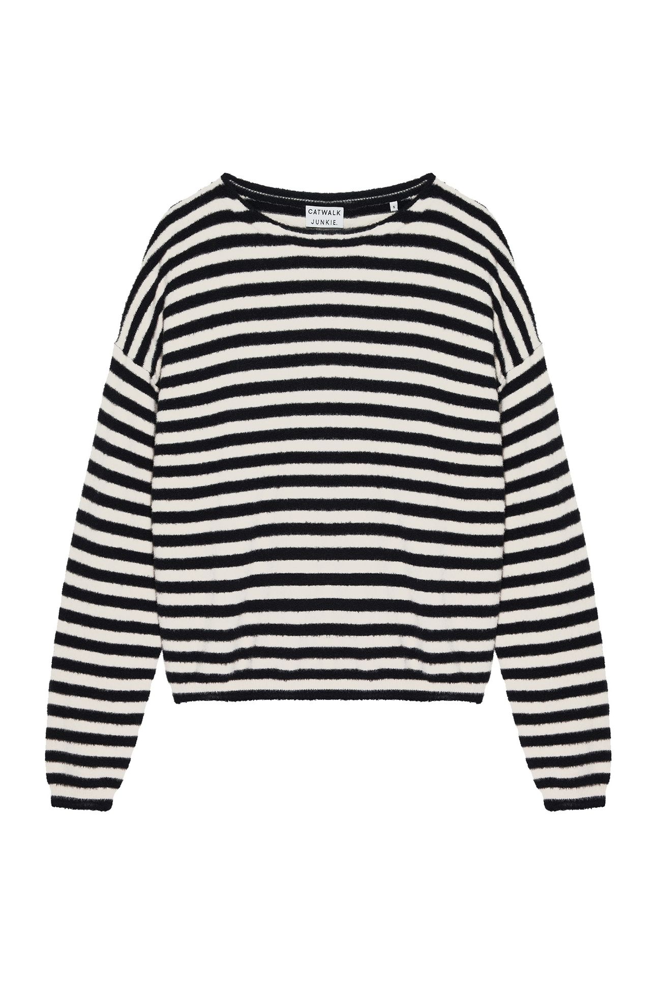 SOFT STRIPED KNIT BLACK 4