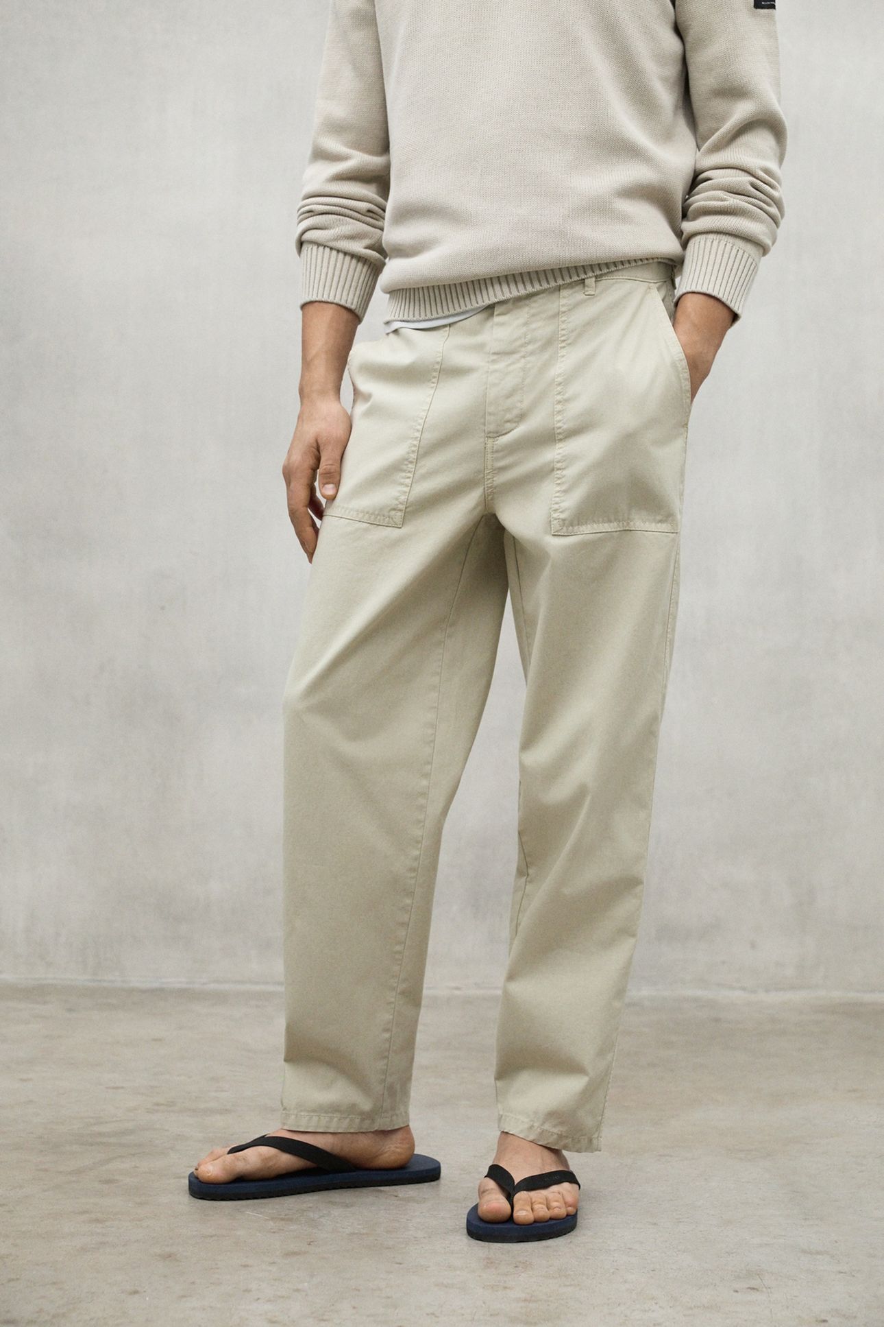 NALONALF PANTS STONE 1