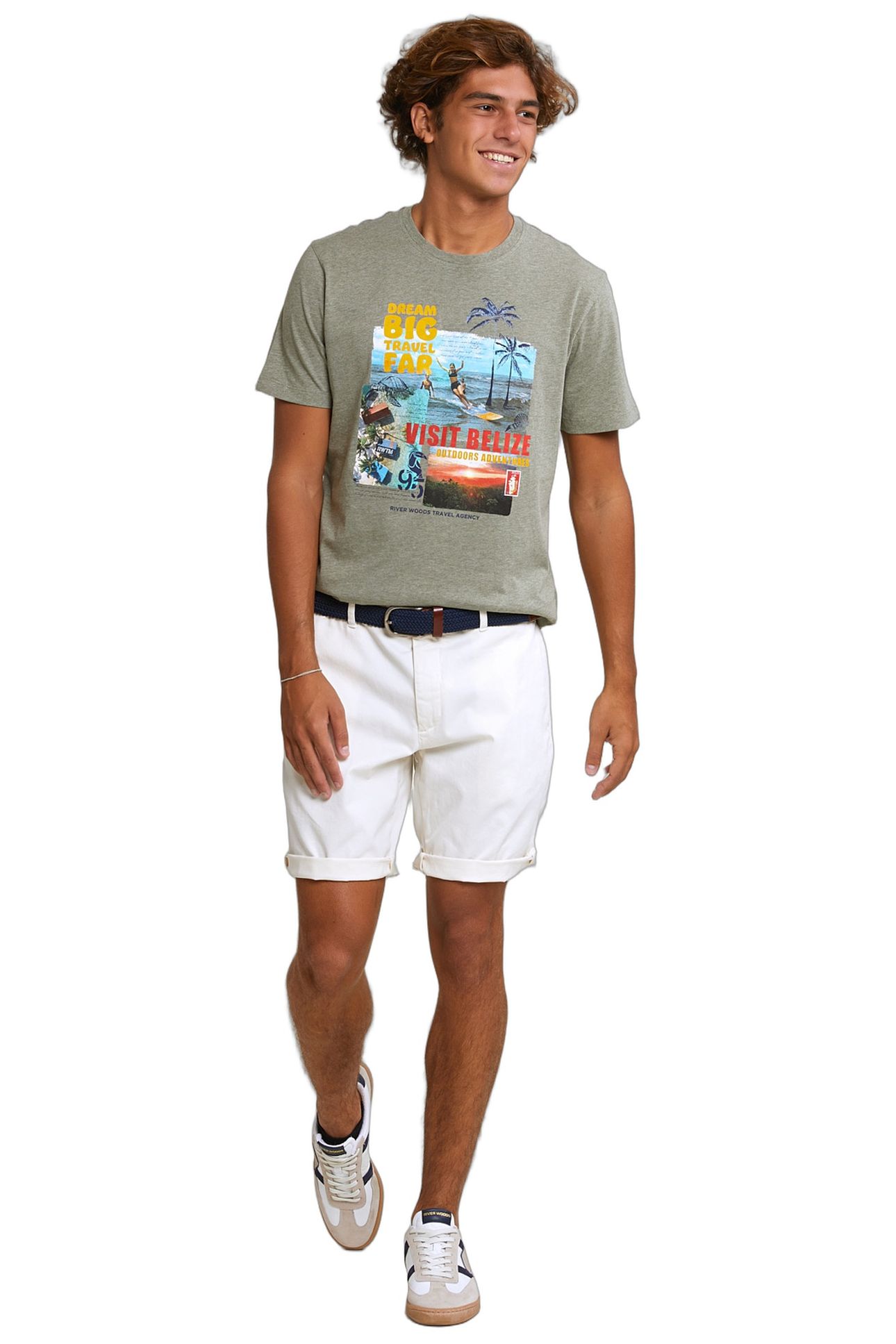 NORMAL FIT BASIC T-SHIRT SHORT SLEEVES SAFARI MIX 2