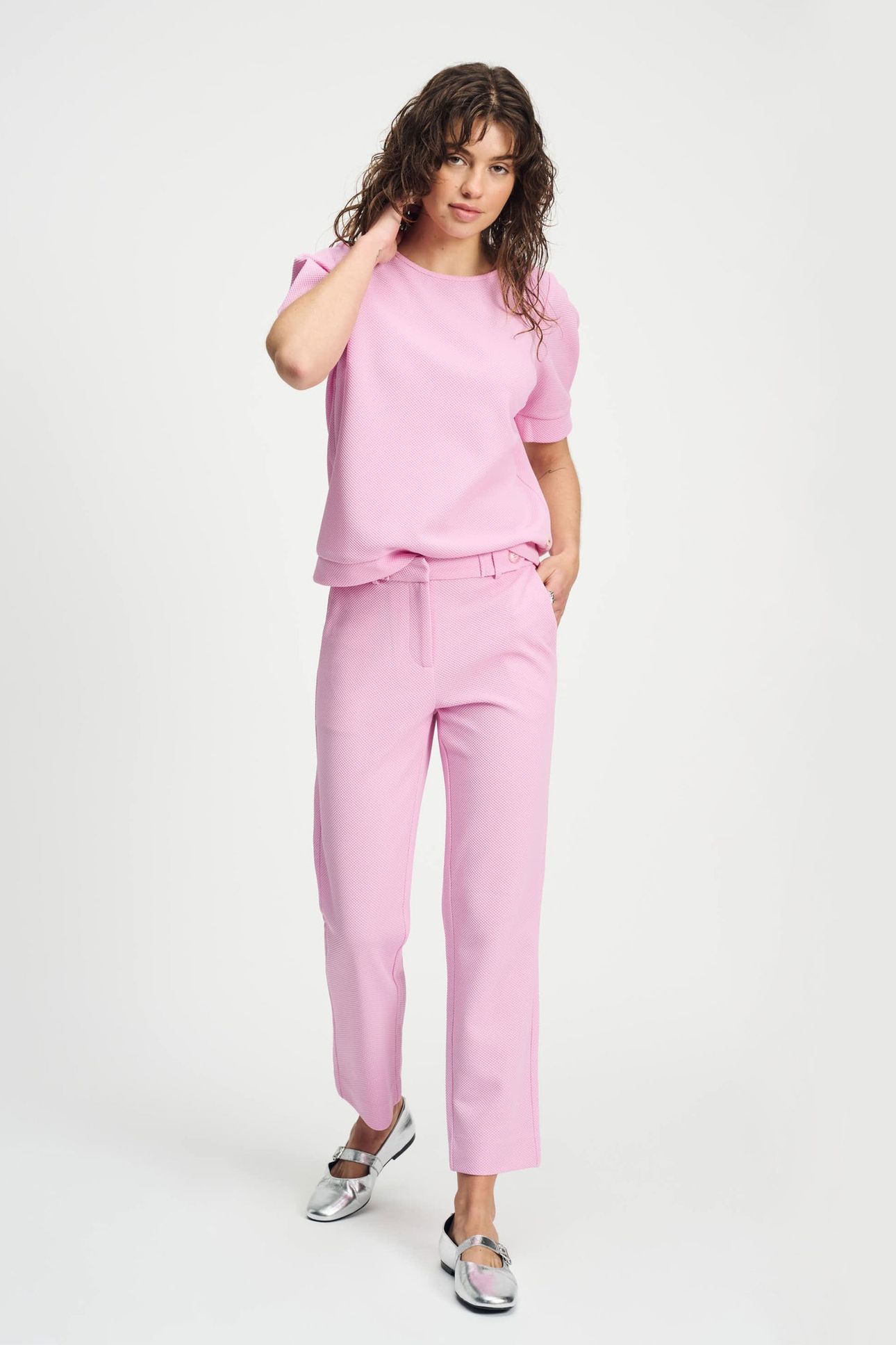 PANTS - TAPERED ROSE PINK 2