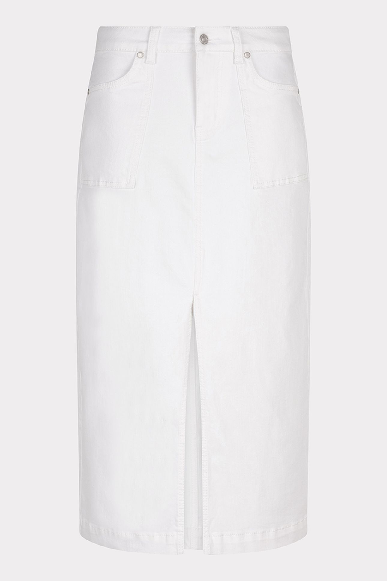 SKIRT MAXI CF SPLIT OFF WHITE 4