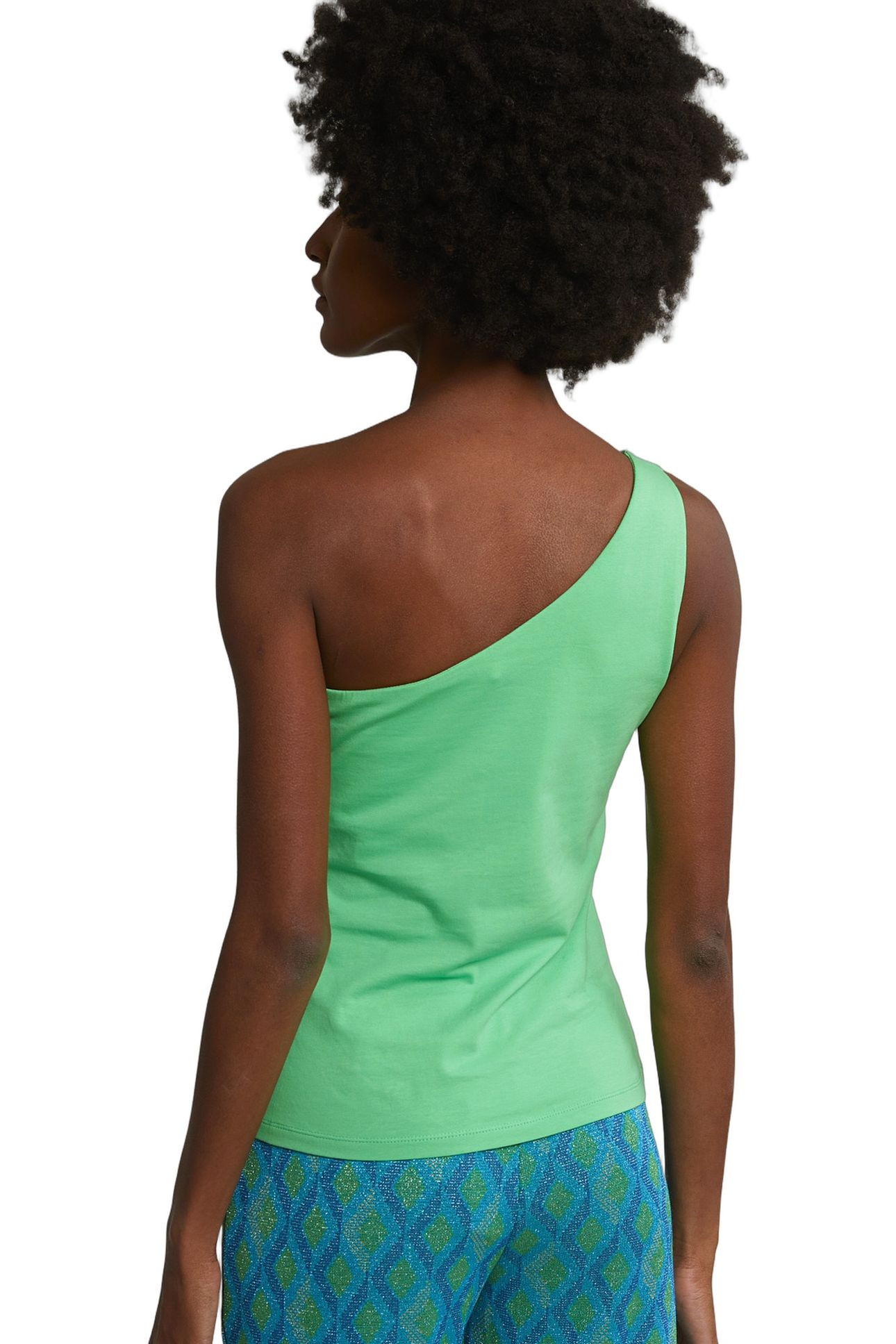 GREEN FANCY ASYMMETRIC TOP 3