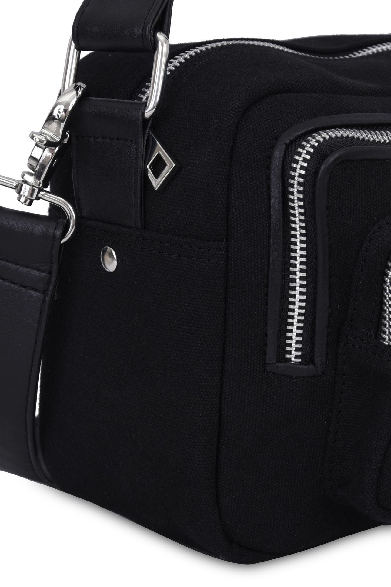 ELLIE RECYCLED CANVAS BLACK 6