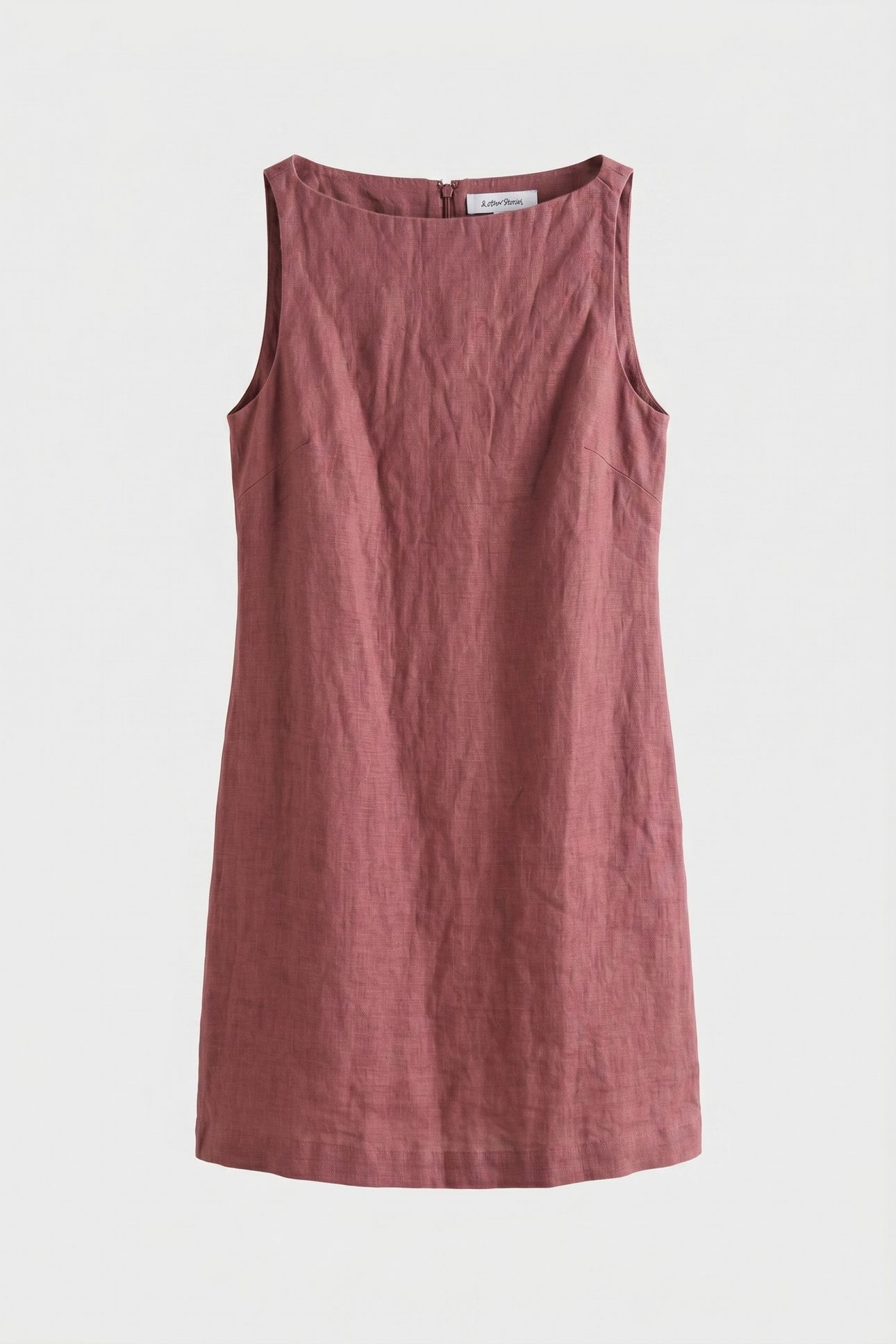 VICKY LINEN DRESS SPEED RED 4