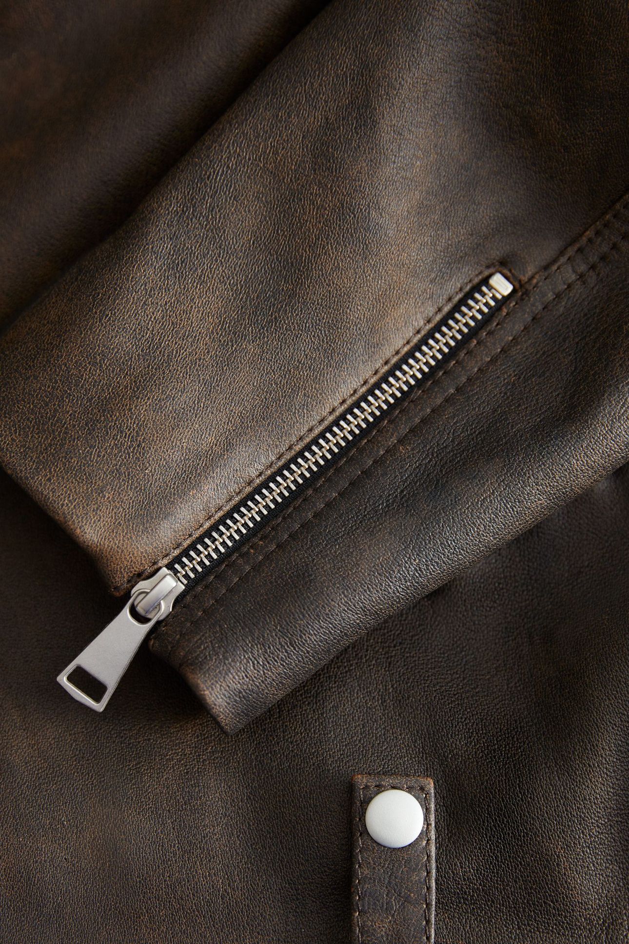 CARMELA LEATHER JACKET BROWN 3