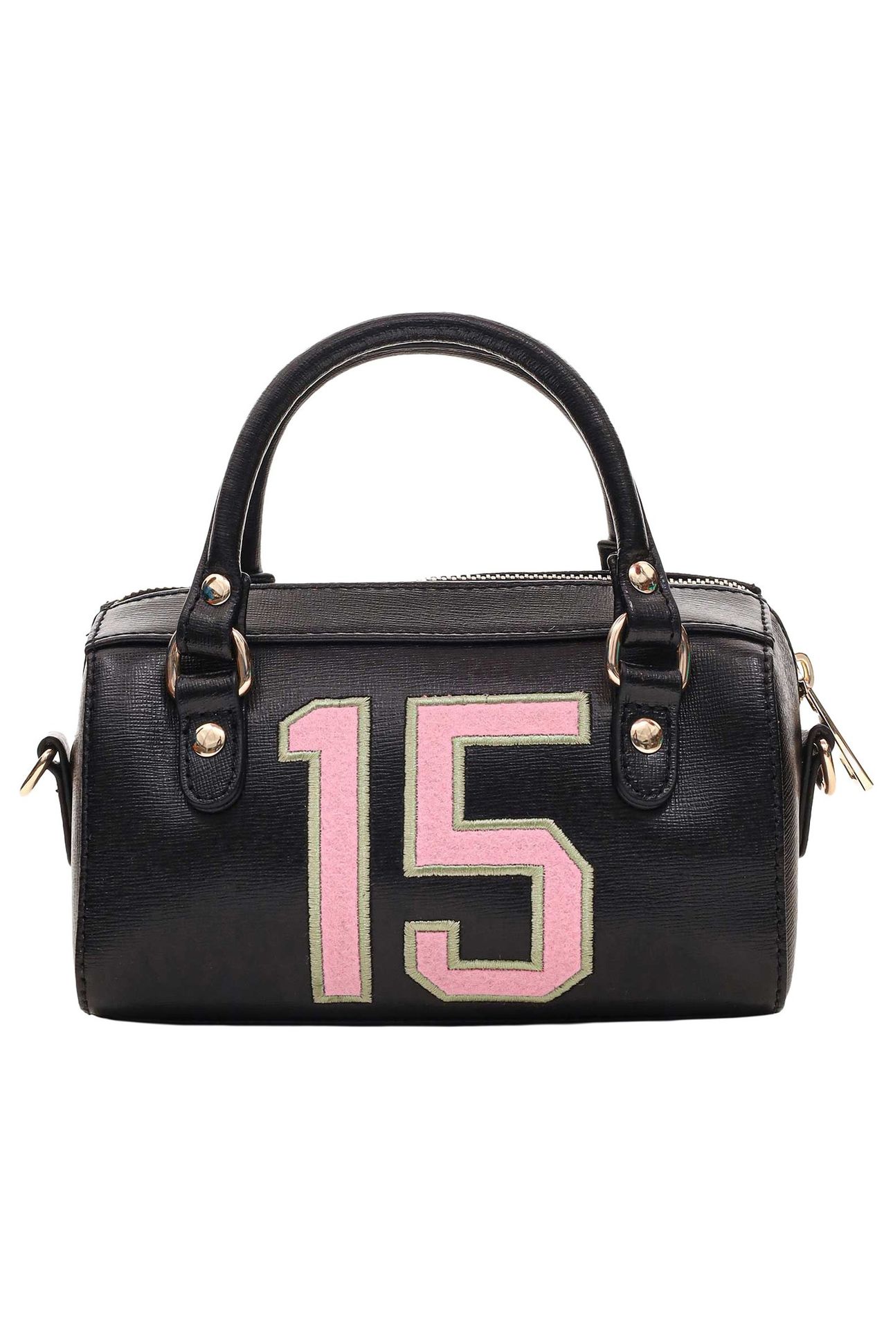 SMALL MAYA DETAILS FLORENCE BLACK W. GOLD 2