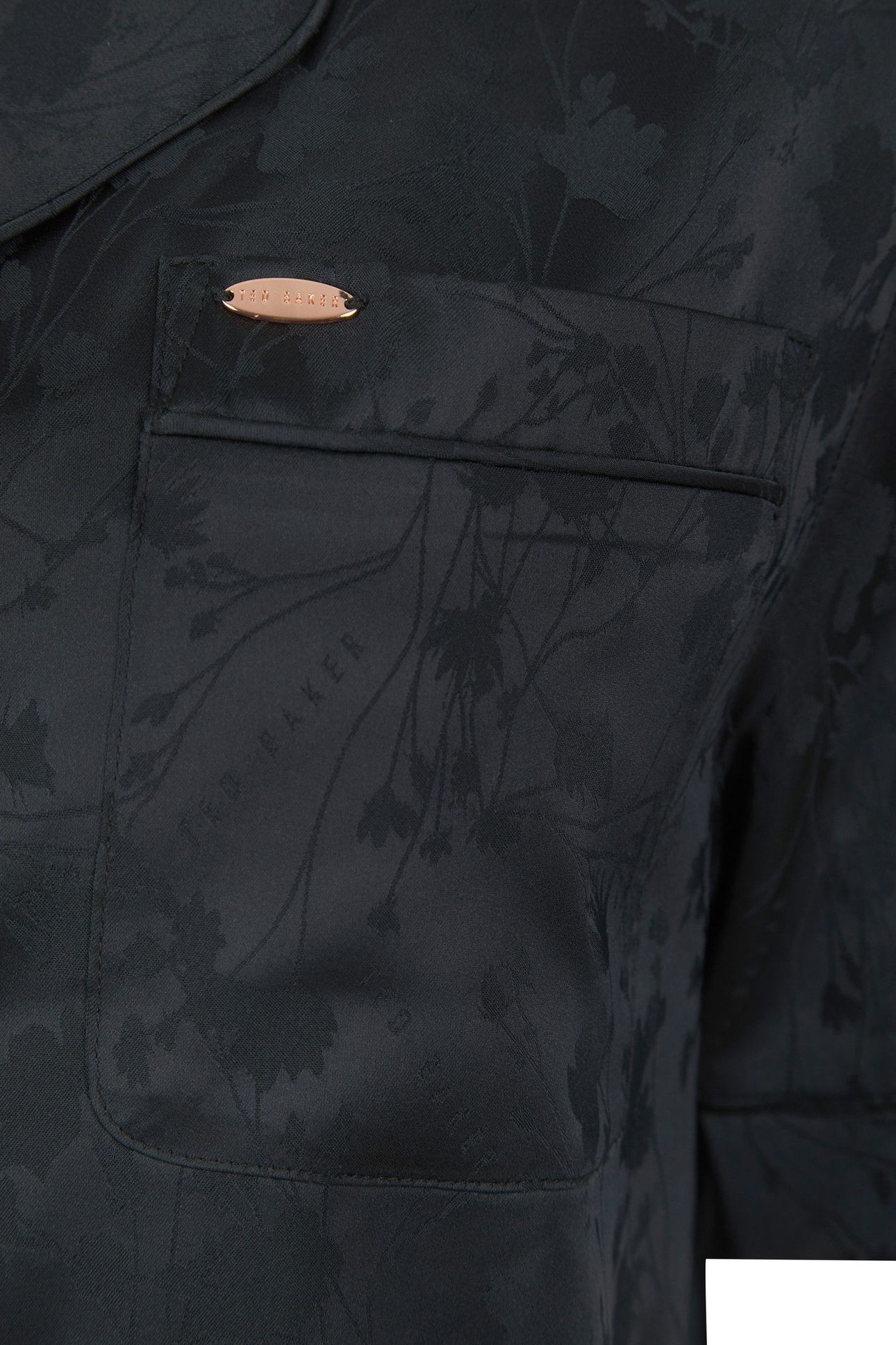 ZARA SHORT SATIN PJ JET BLACK 4