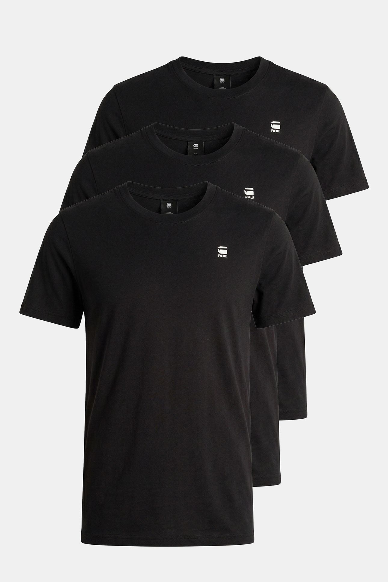 D26733-C627 - GRAW SLIM R T S/S 3-PACK DK BLACK/DK BLACK/DK 4
