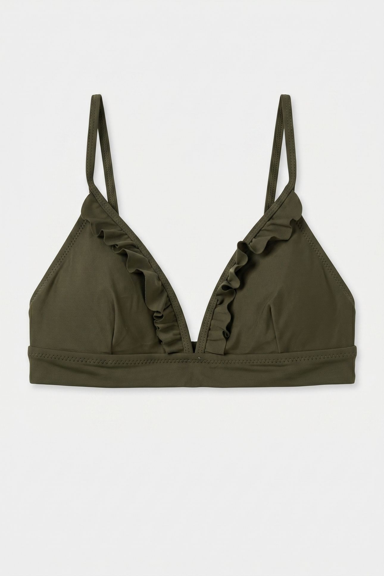 BEAU BIKINI TOP FOREST GREEN 2