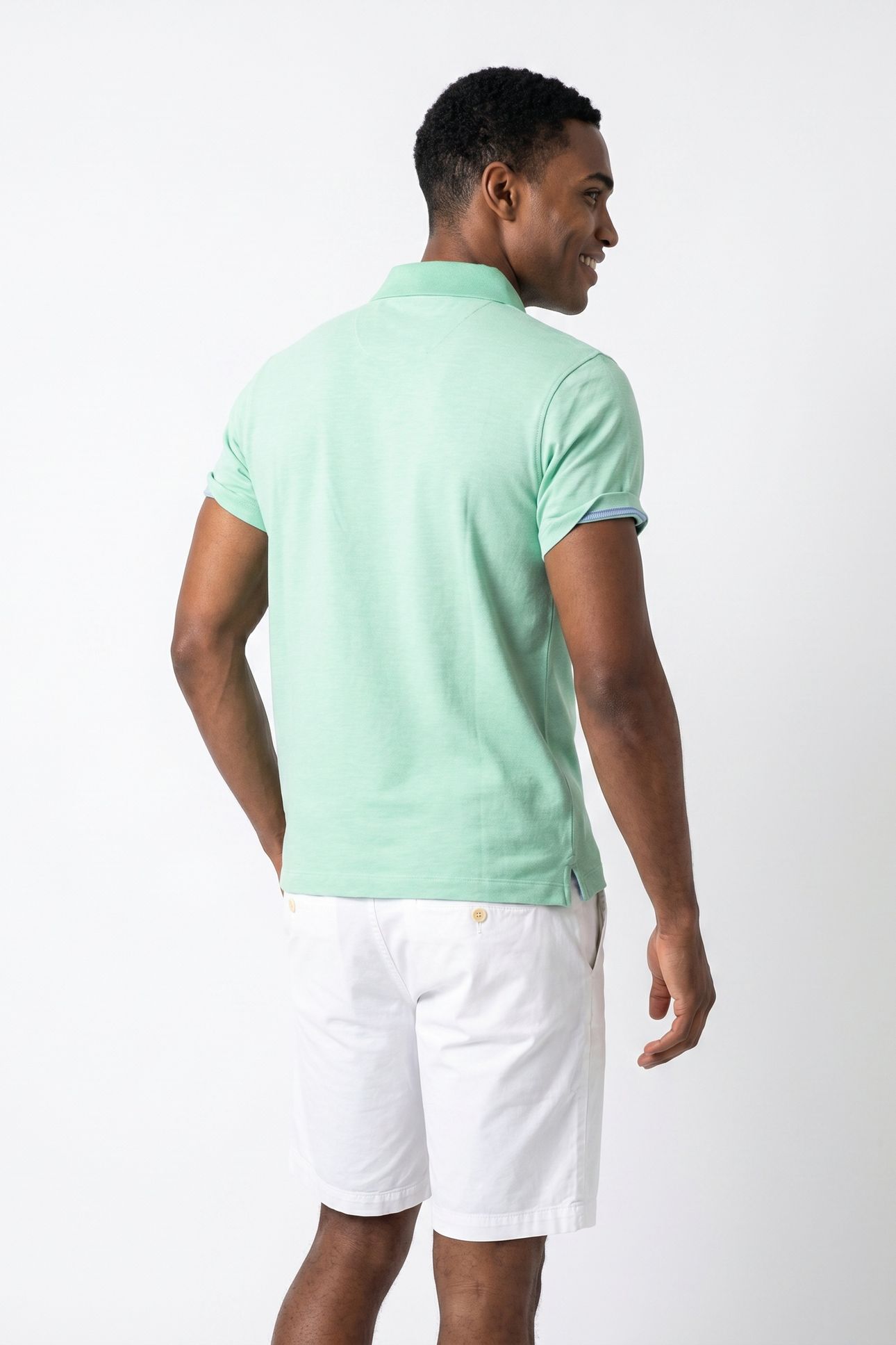 BASIC CHINO SHORT STRETCH WHITE 3