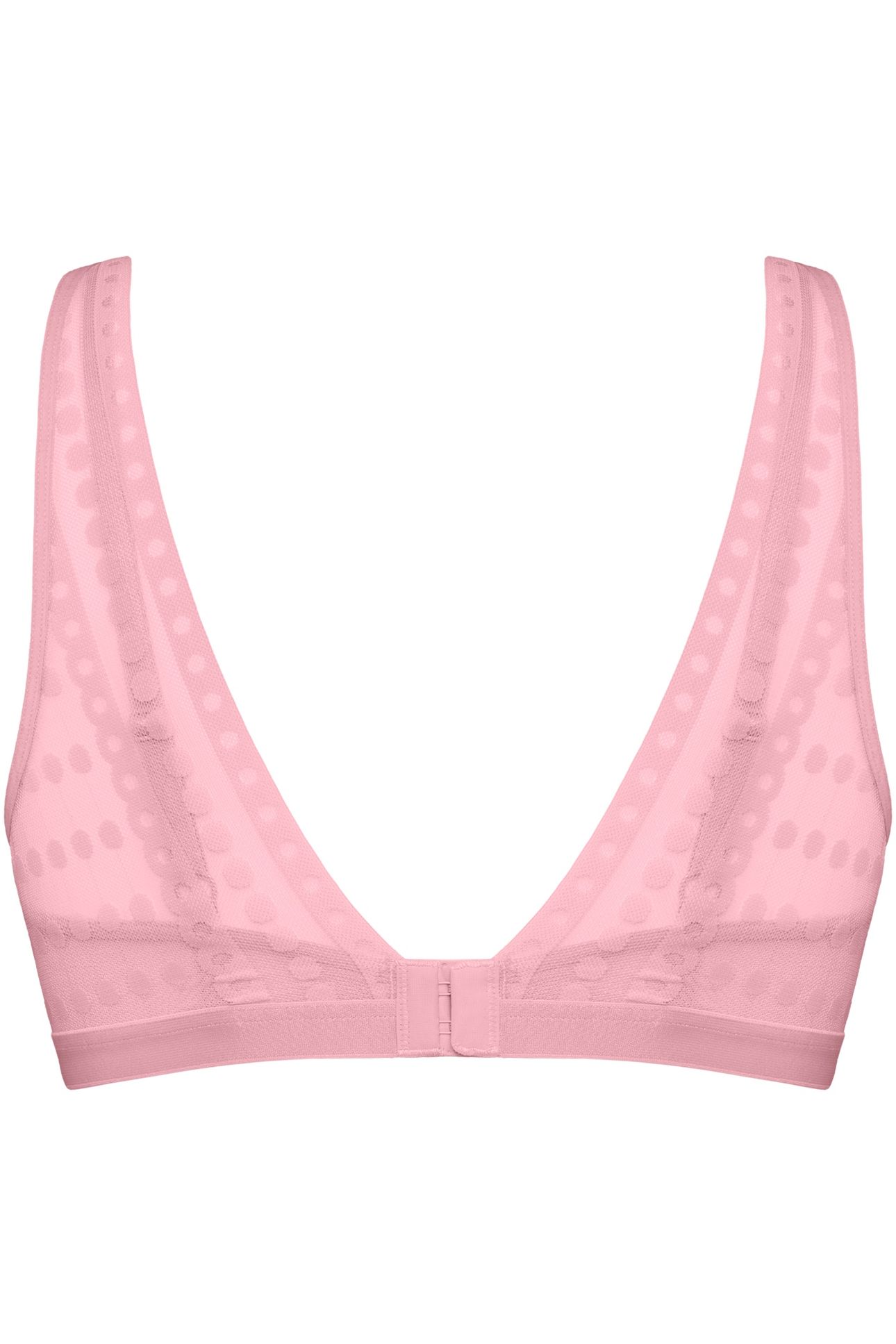 LUMINOSA BRAPLUNGE BALCONYWIRED PADDED PINK 4