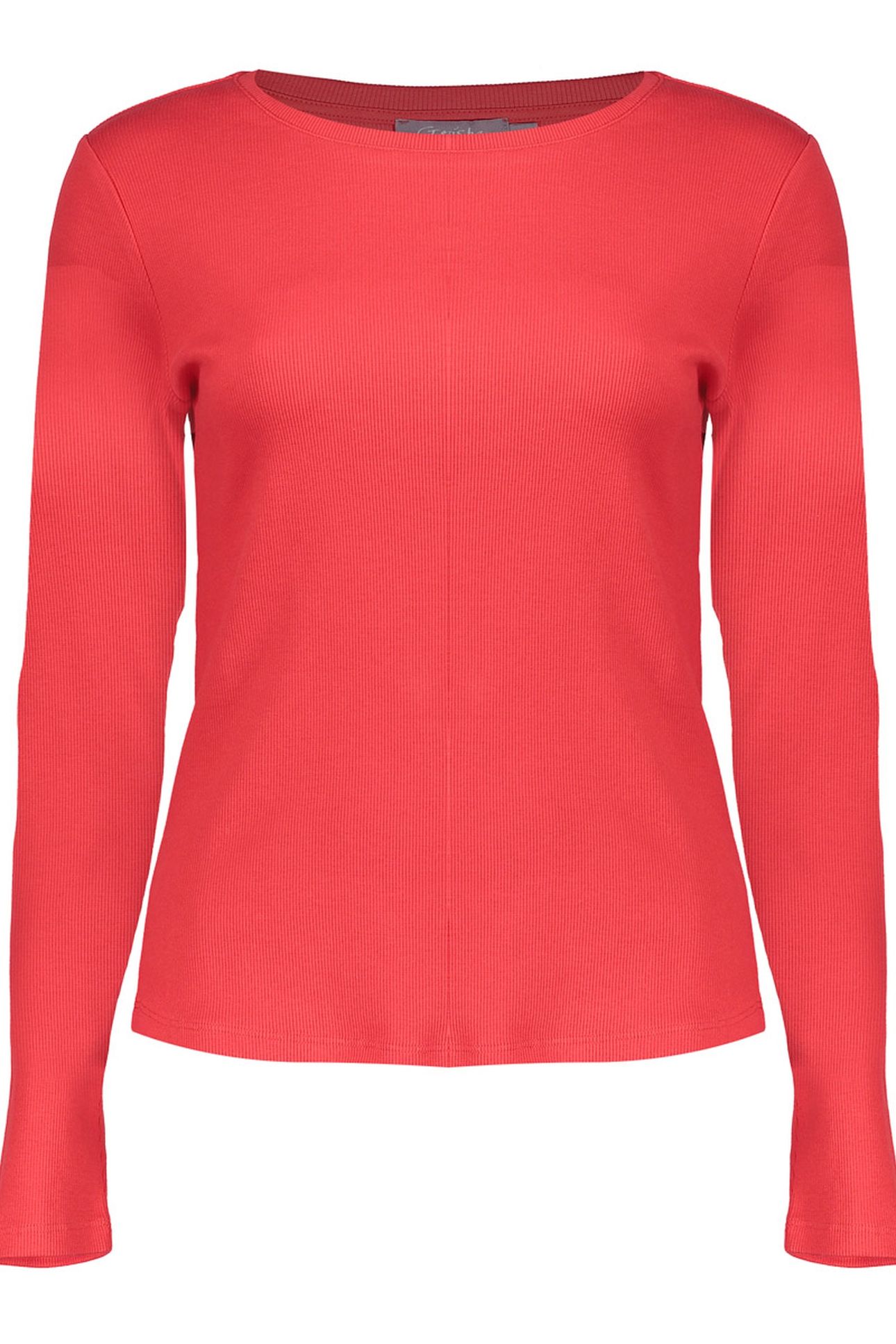 T-SHIRT RIB ROUND NECK RED 1