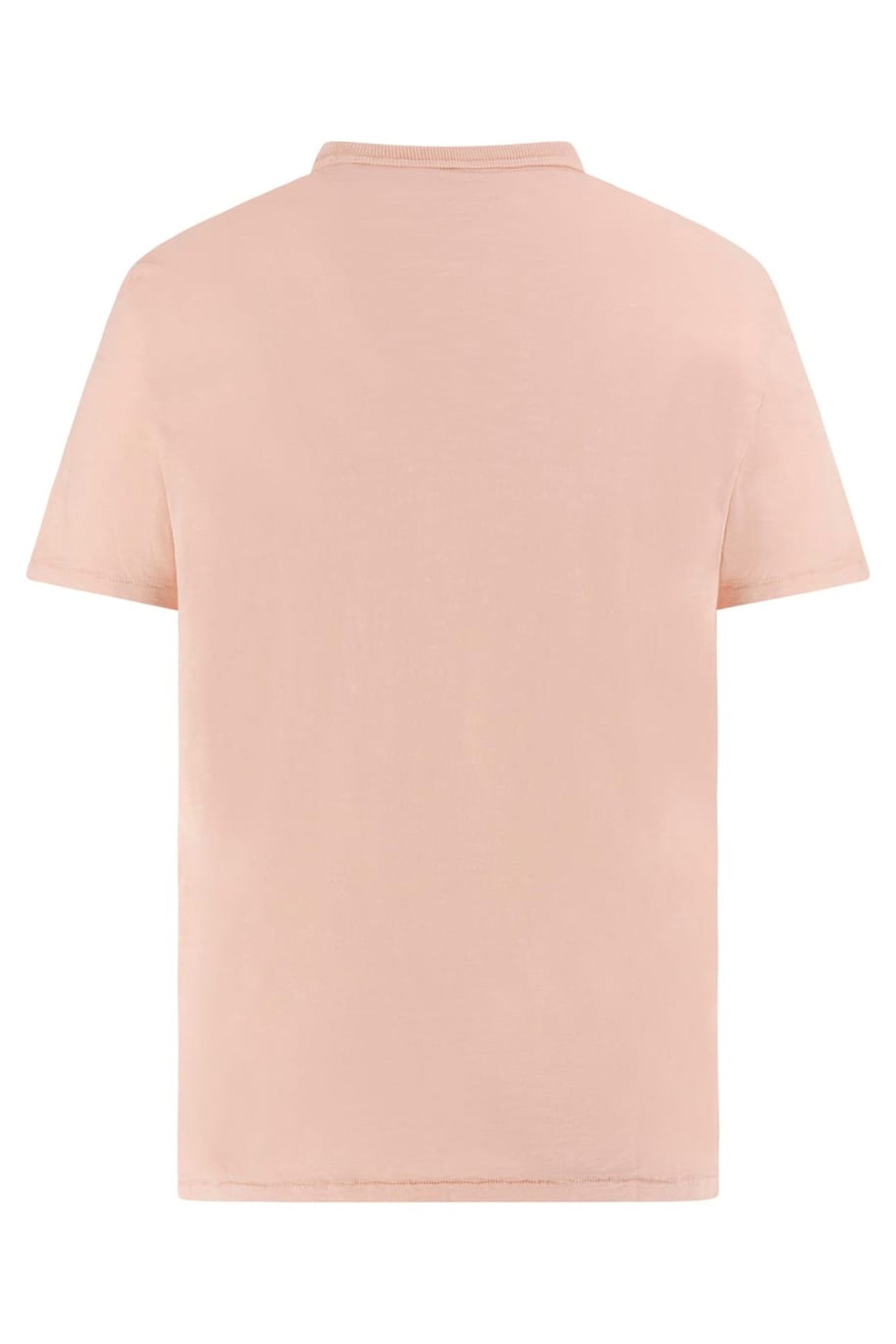 GUESS ECO SS CN DYED EMBRO TEE MELLOW PINK 2