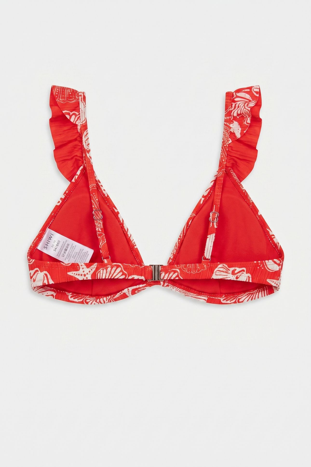 BOBBY BIKINI TOP BEACH DAY RED HIBISCUS BEACH DAY 3