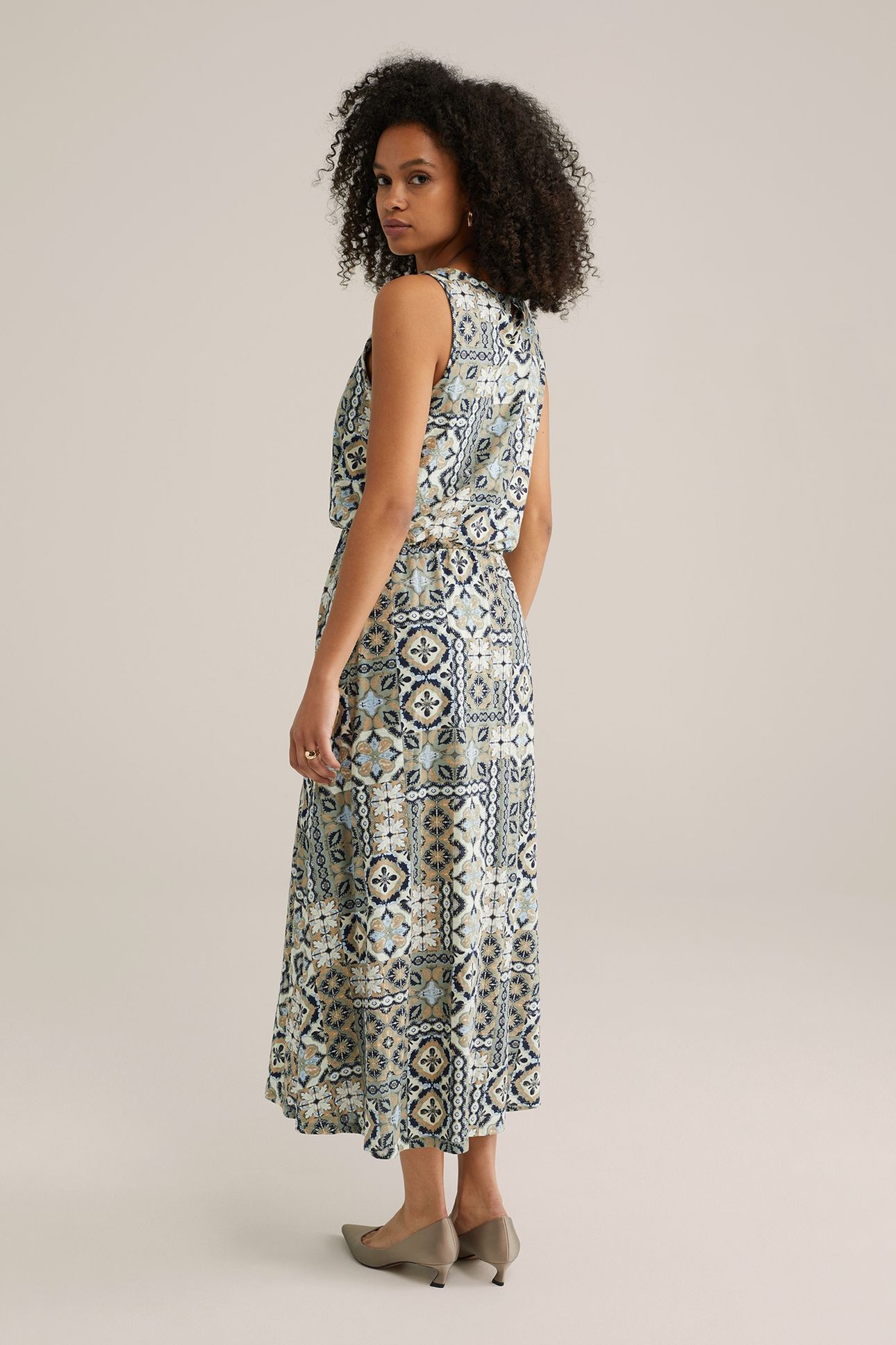 DRESS MID LENGTH GREEN 3