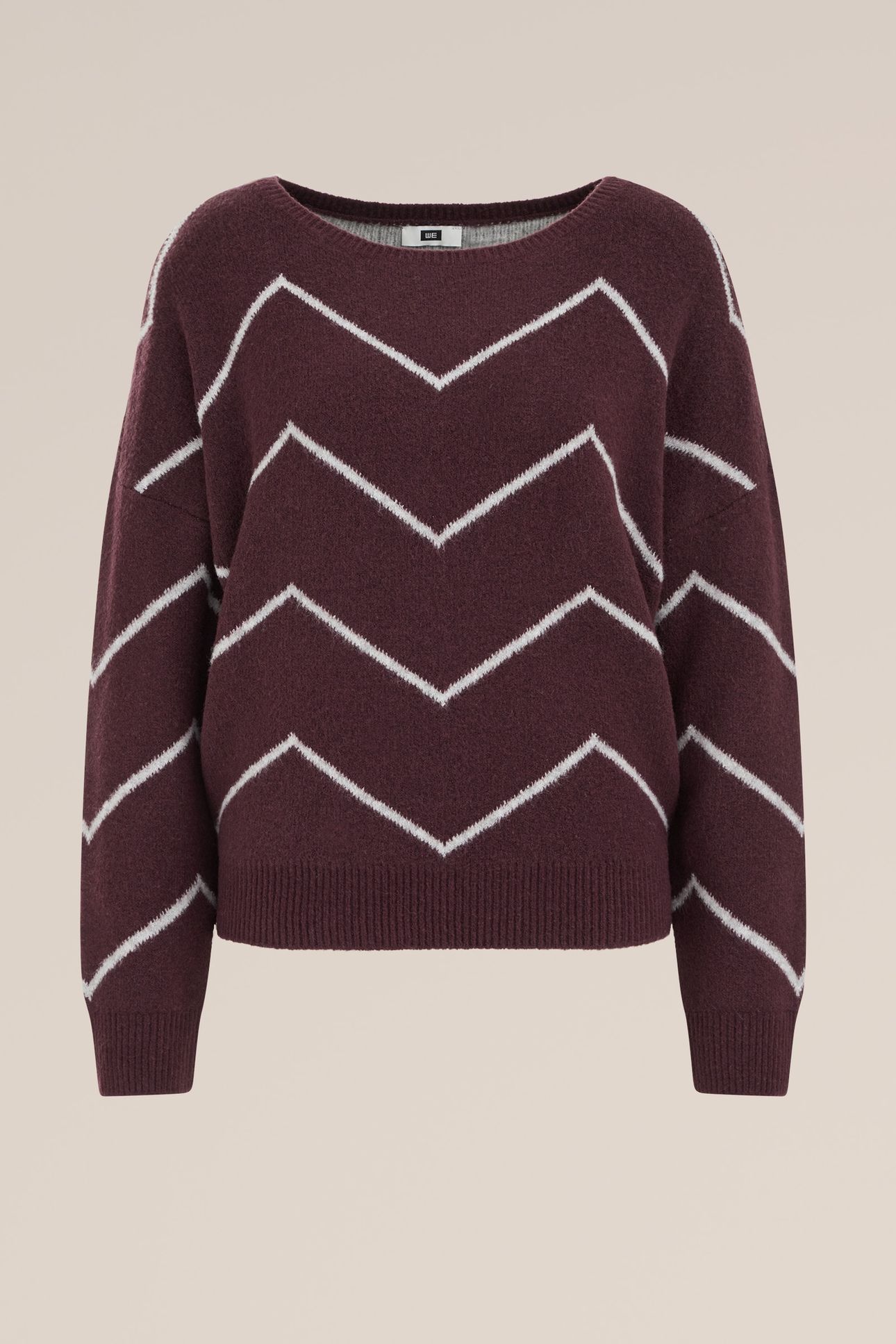 KNITTED PULLOVER AUBERGINE 4