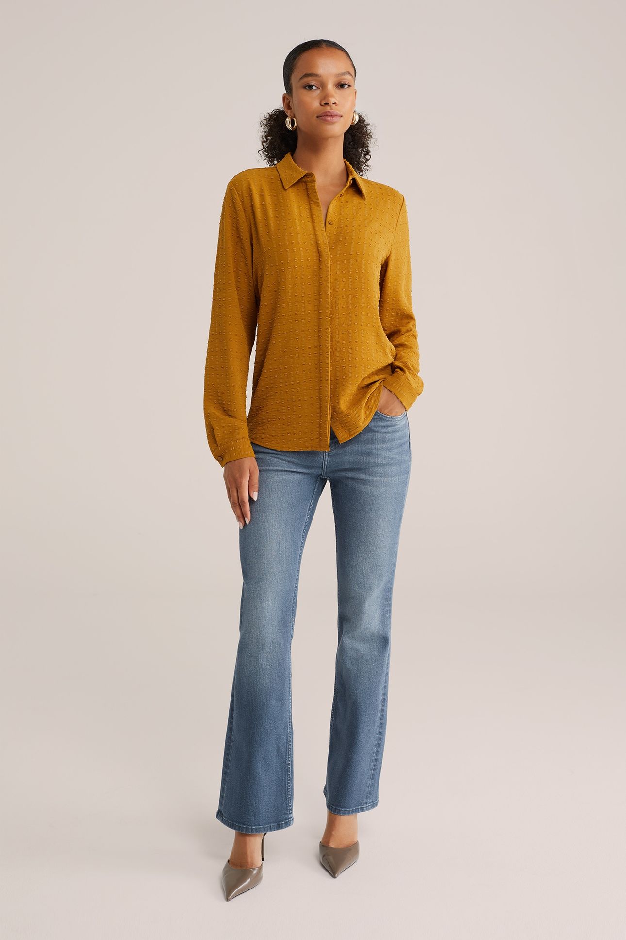 BLOUSE MUSTARD YELLOW 1