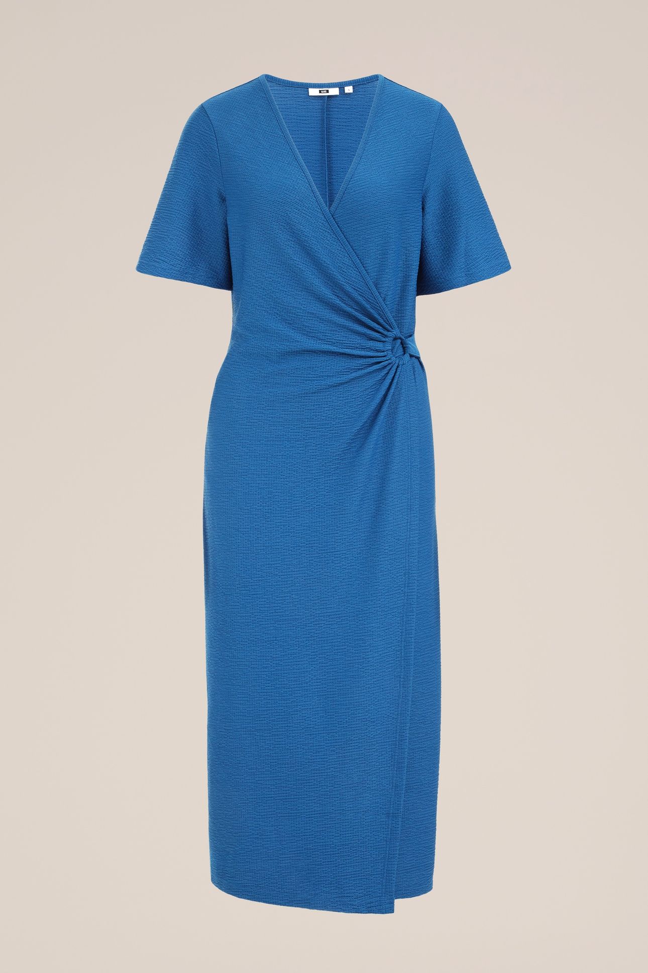 DRESS MID LENGTH BLUE 4
