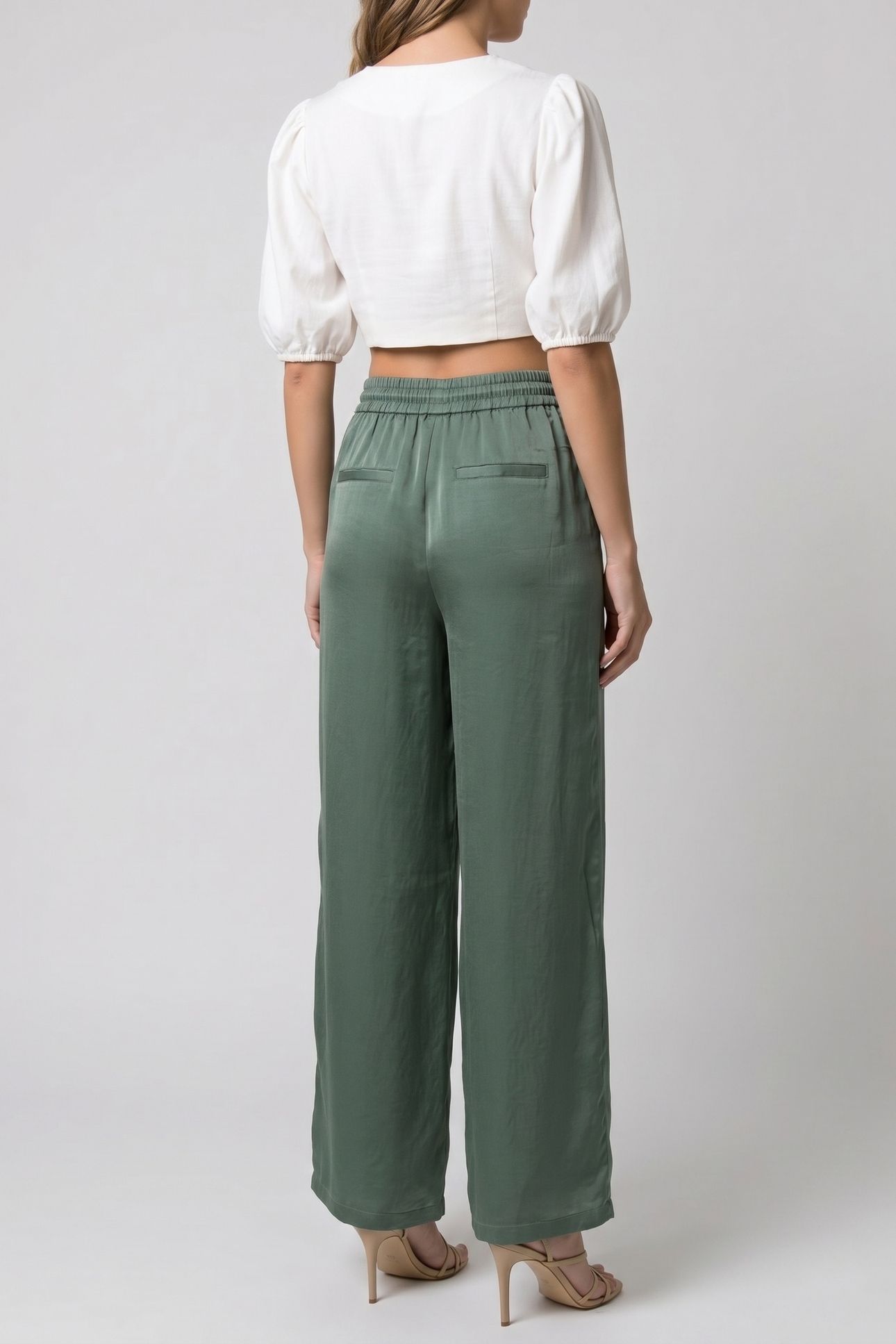 TROUSERS HEAVY SILKY TOUCH SEA GLASS 2