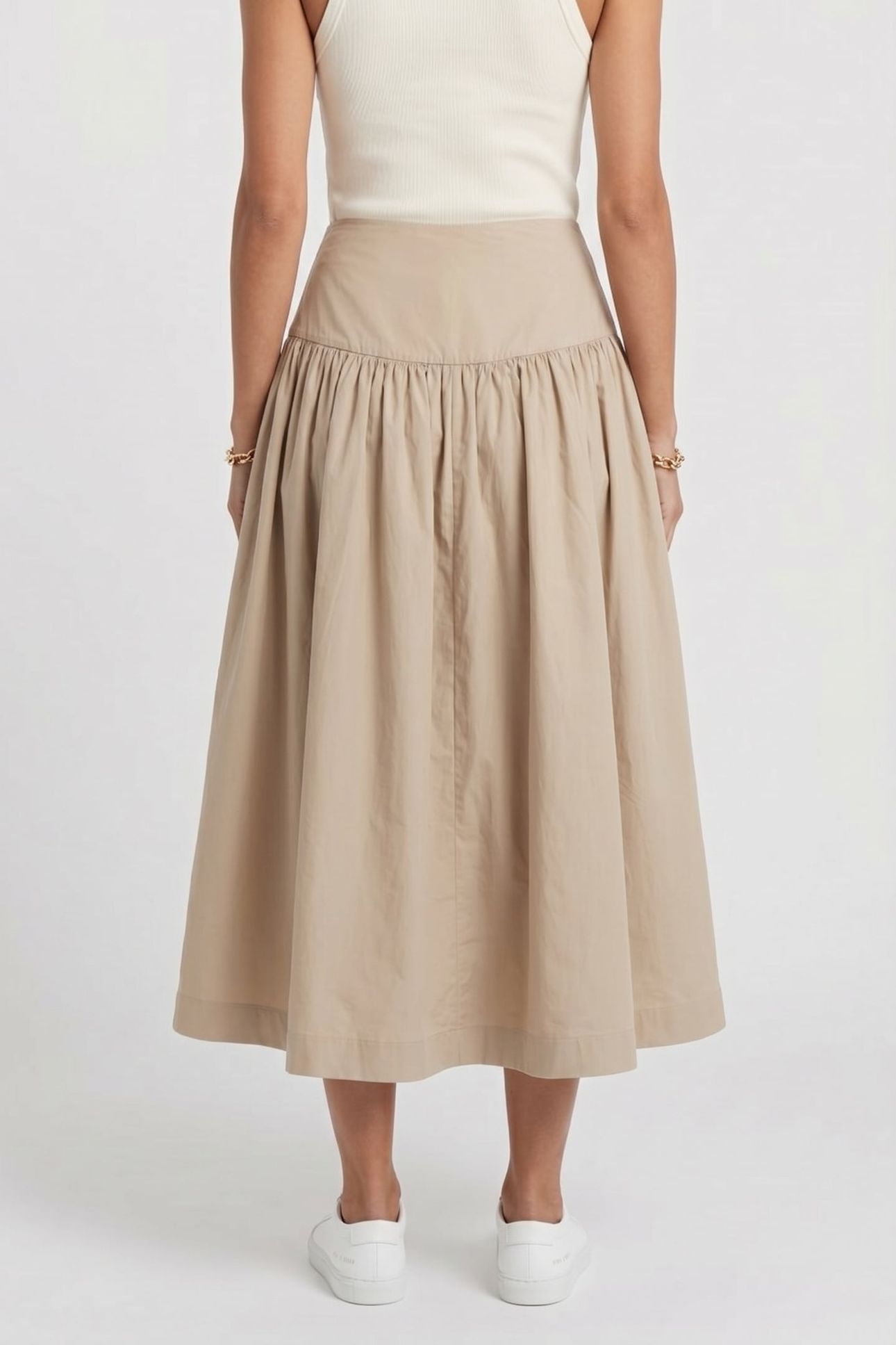 AUDRINA SKIRT BEIGE 2