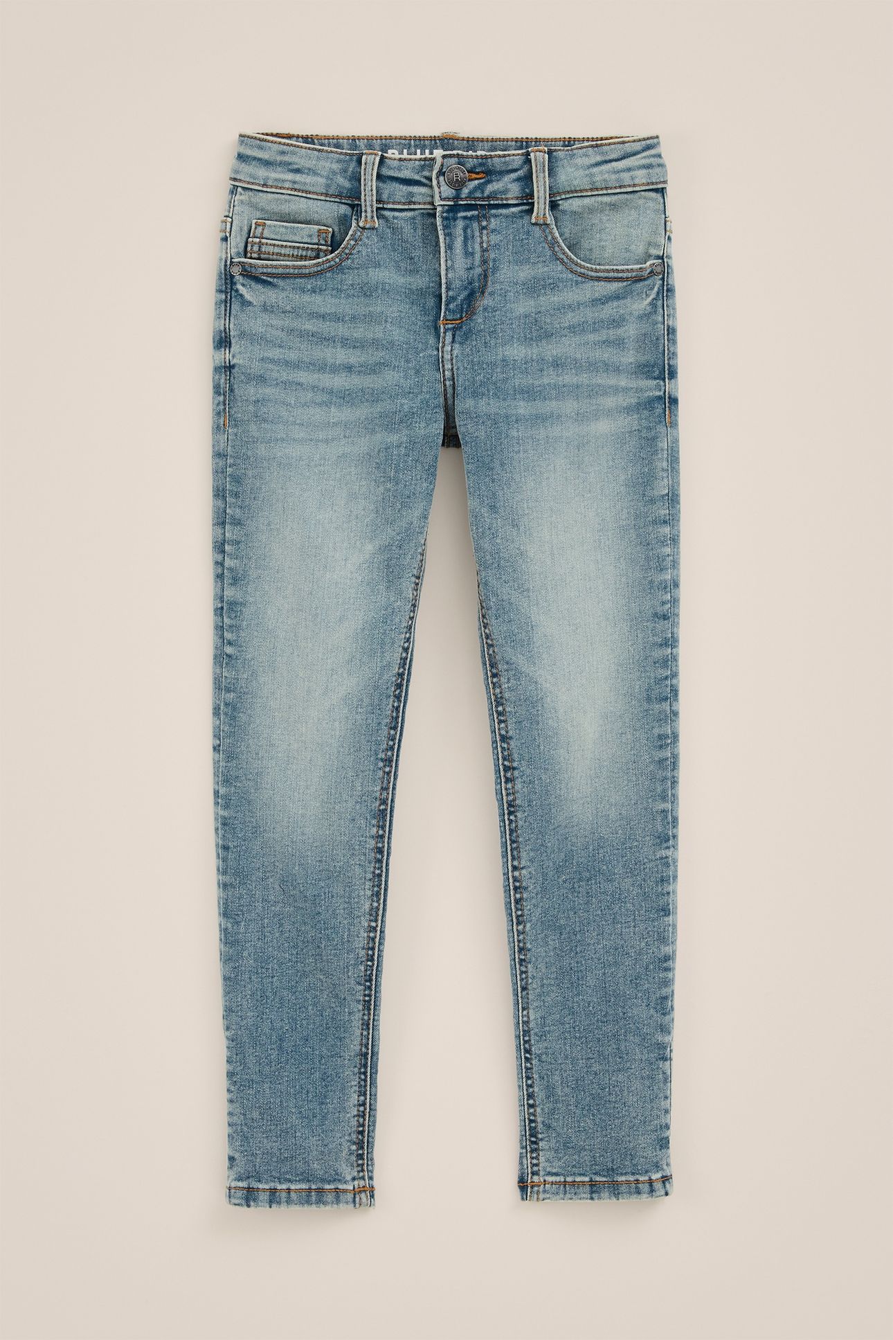 5-POCKET MID WAIST BLUE 3