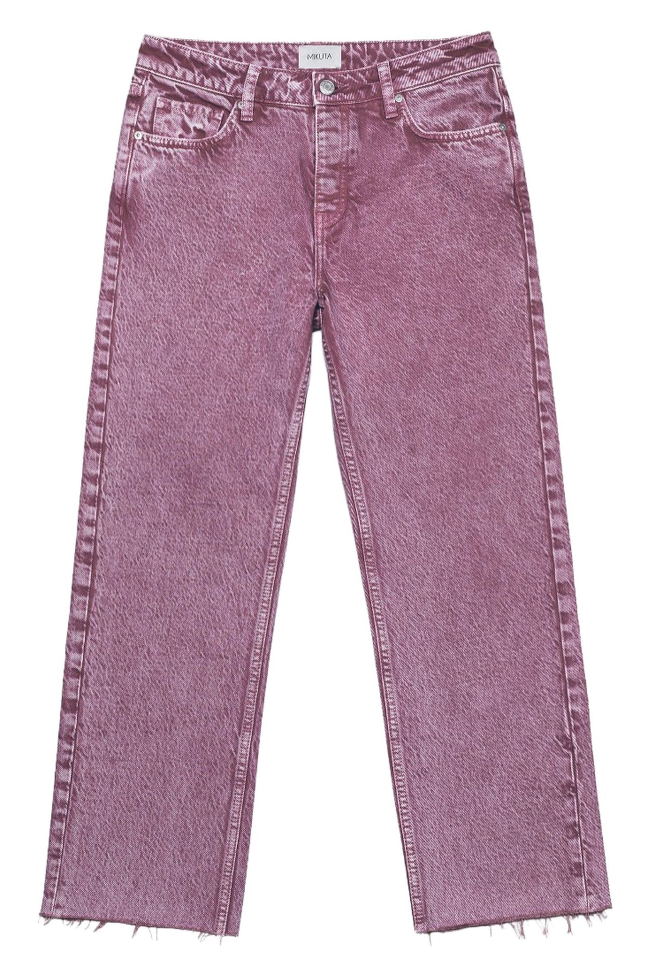 THE PINK FADED CROPPED STRAIGHT JEANS PINK 3