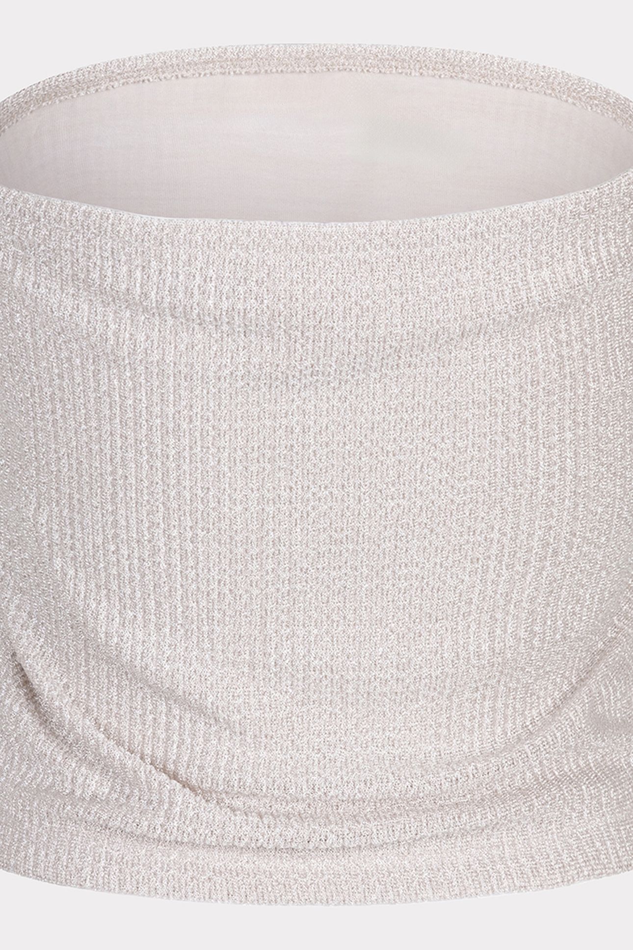 TOP BANDEAU PLISSE GLITTER CHAMPAGNE 5