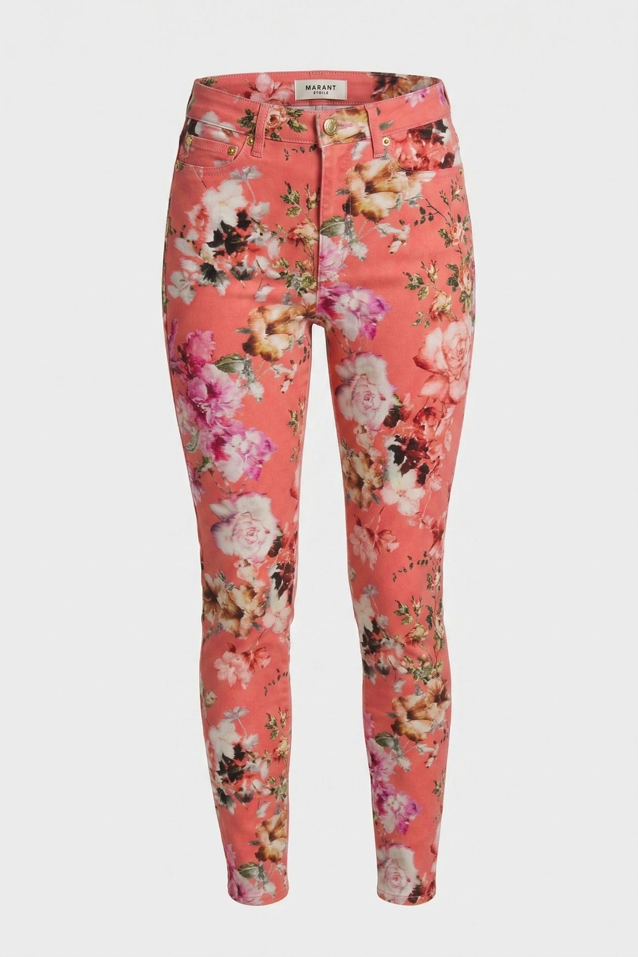 MARCIANO BY GUESS PRINTED STILETTO 99 ETHEREAL ROSES PINK 3