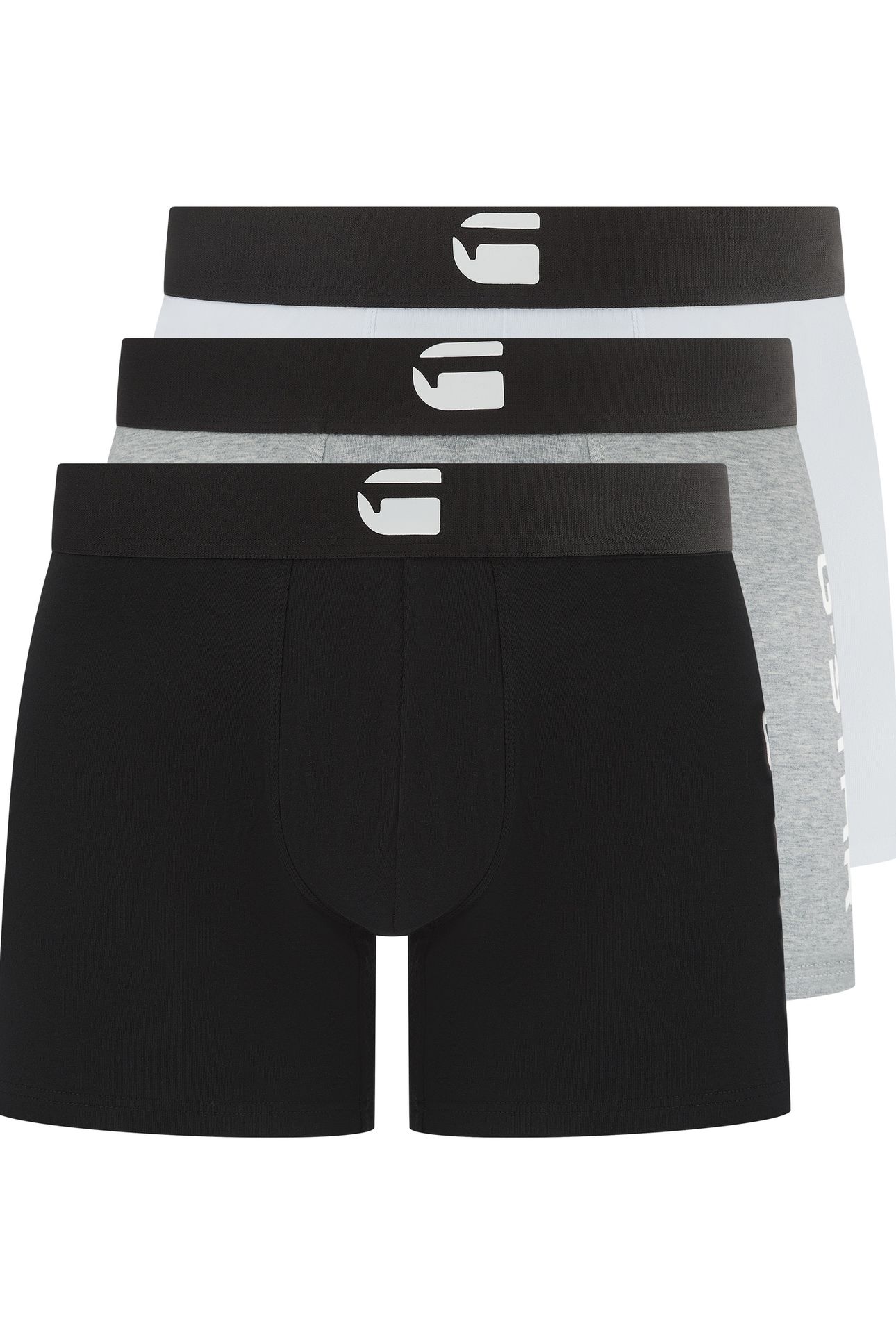 MACE UNDERWEAR GREY MARL/BRIGHT WHITE/BLACK 1