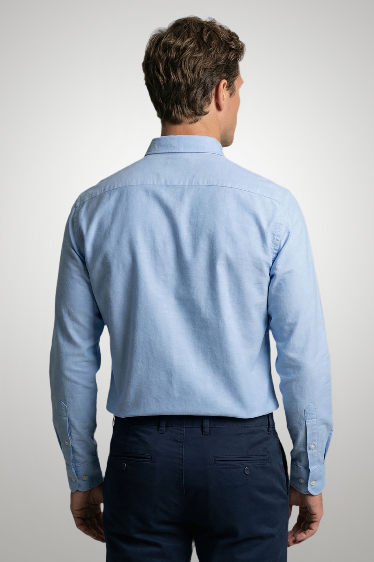 STRETCH PIQUE SHIRT LIGHT BLUE 2