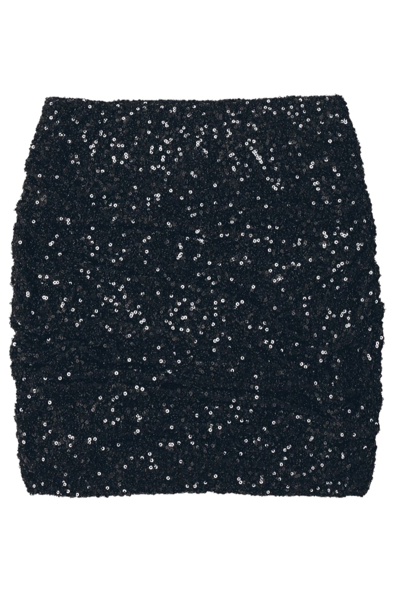 THE BLACK SEQUIN SKIRT BLACK 3