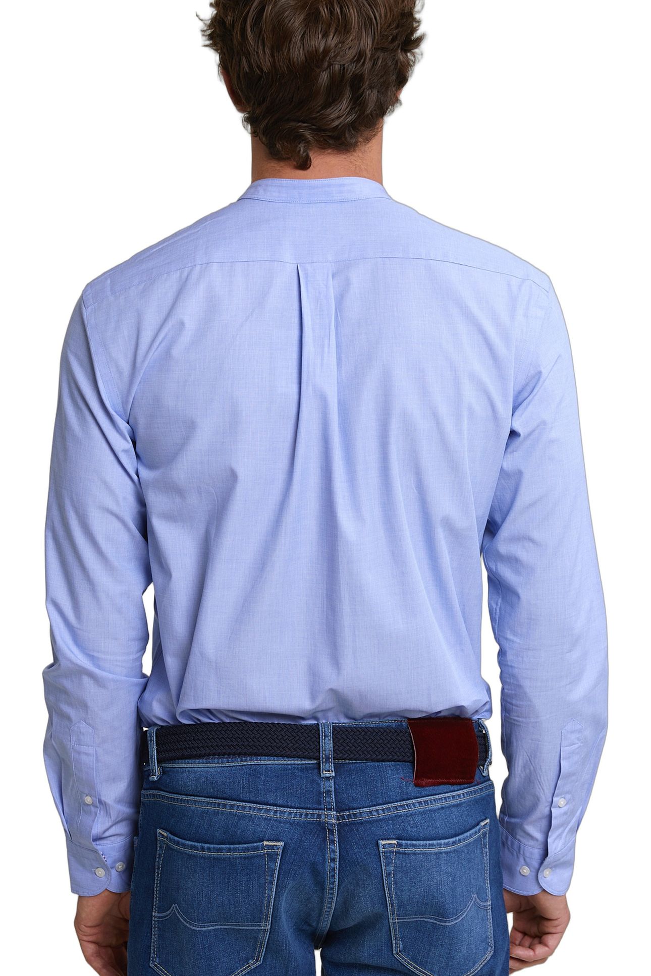 SLIM FIT UNI SHIRT BLUE 3